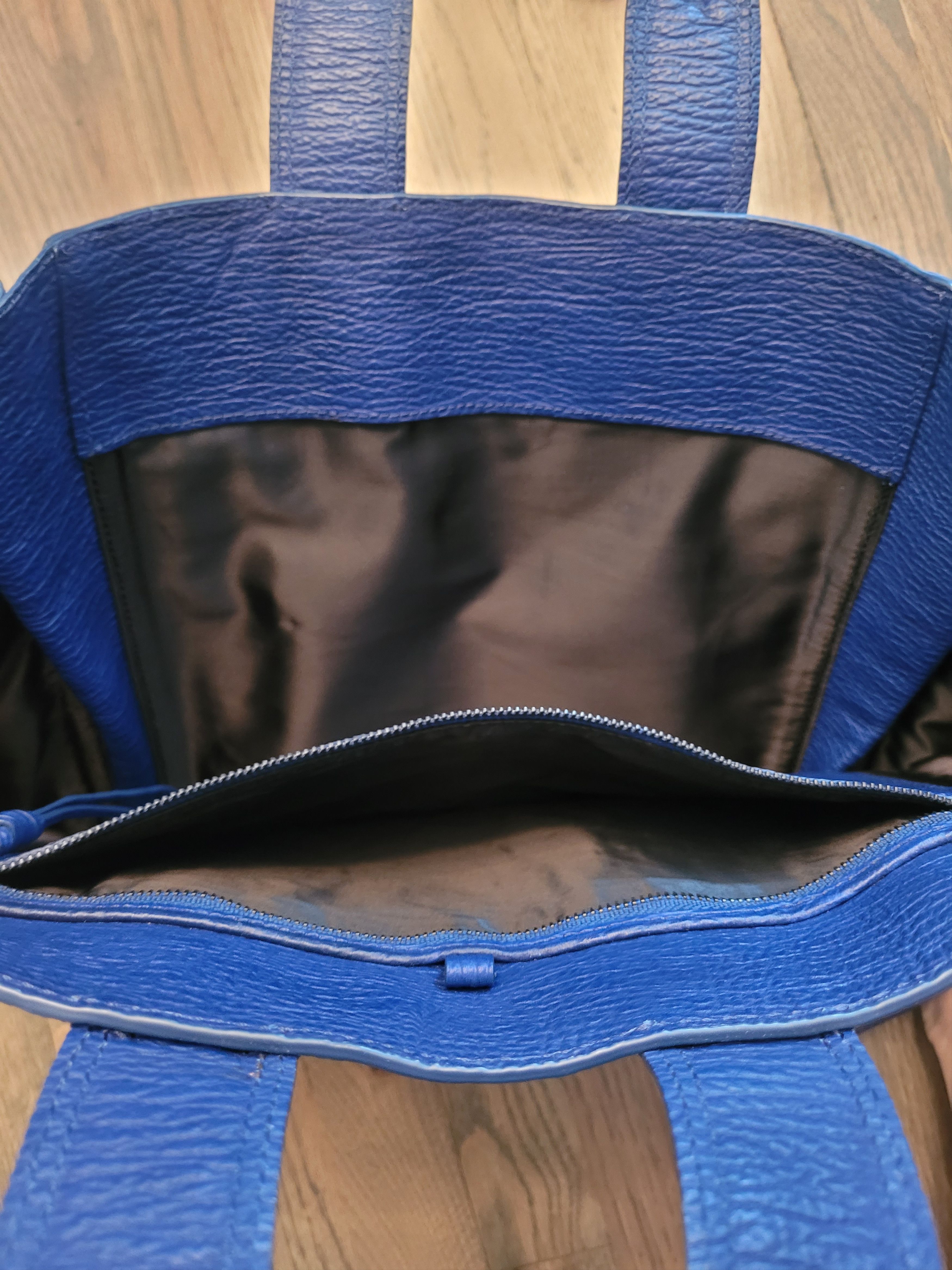 3.1 Phillip Lim 3.1 Phillip Lim Pashli Tote leather bag - cobalt blue Large Size ONE SIZE - 7 Thumbnail