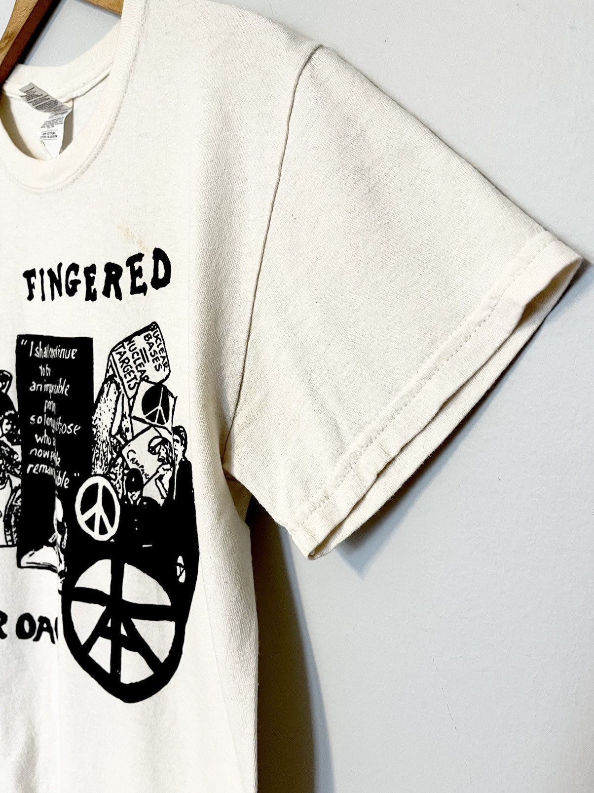 Japanese Brand “No More War” Tee Size US S / EU 44-46 / 1 - 3 Thumbnail