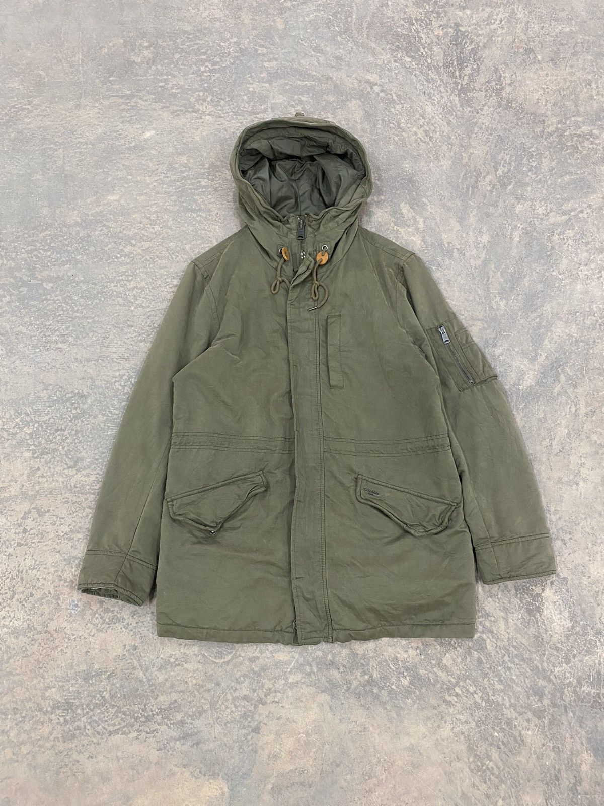 Calvin Klein CALVIN KLEIN CK MILITARY PARKA ARMY WINTER LGB JACKET Size US L / EU 52-54 / 3 - 1 Thumbnail