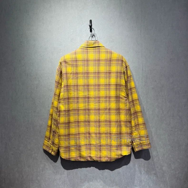 Balenciaga Balenciaga Yellow Plaid Shirt Jacket Size US S / EU 44-46 / 1 - 2 Thumbnail