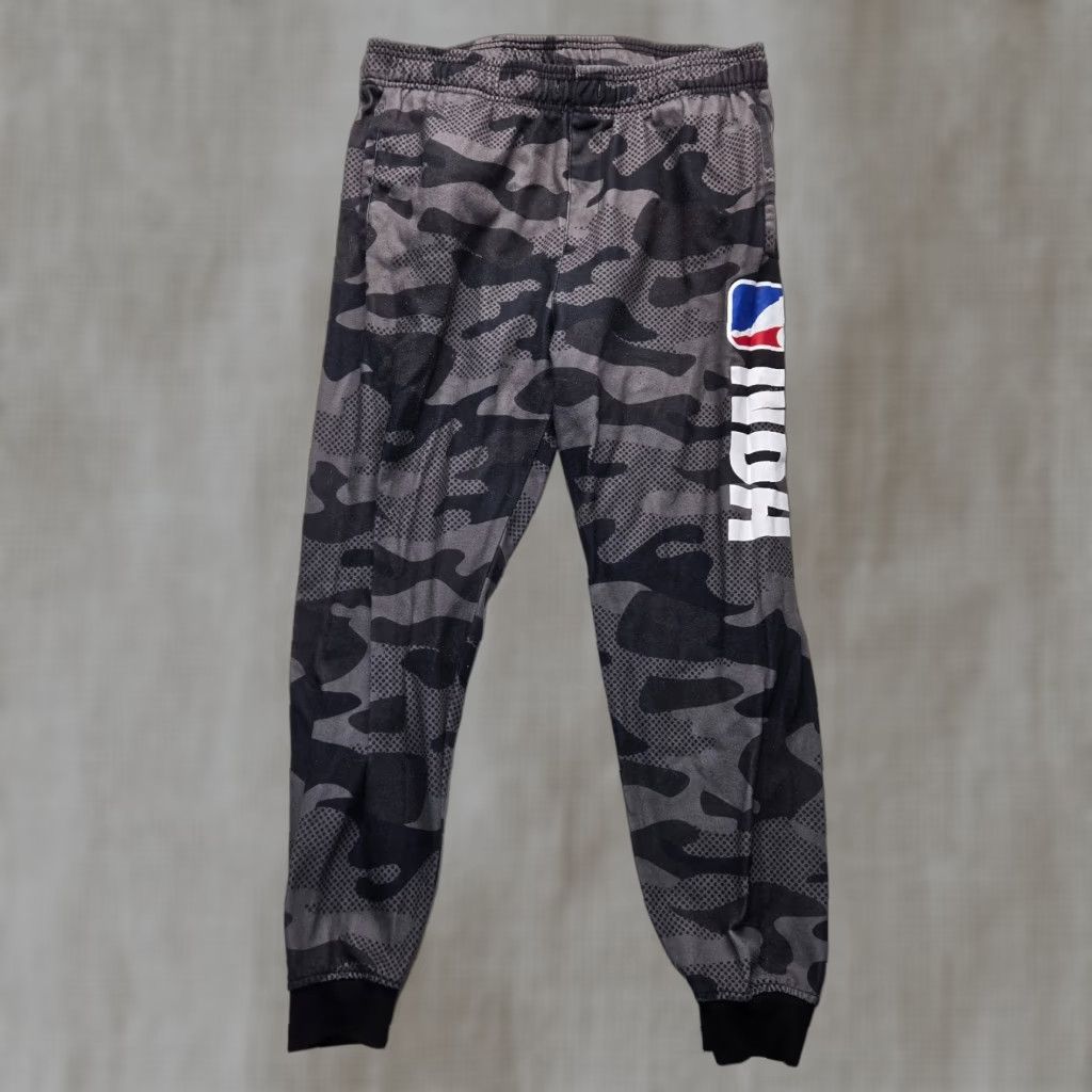 NBA NBA Sweatpants Jogger Black Gray Camo Elastic Waist Drawstring Basketball Men XL Size US 36 / EU 52 - 1 Thumbnail
