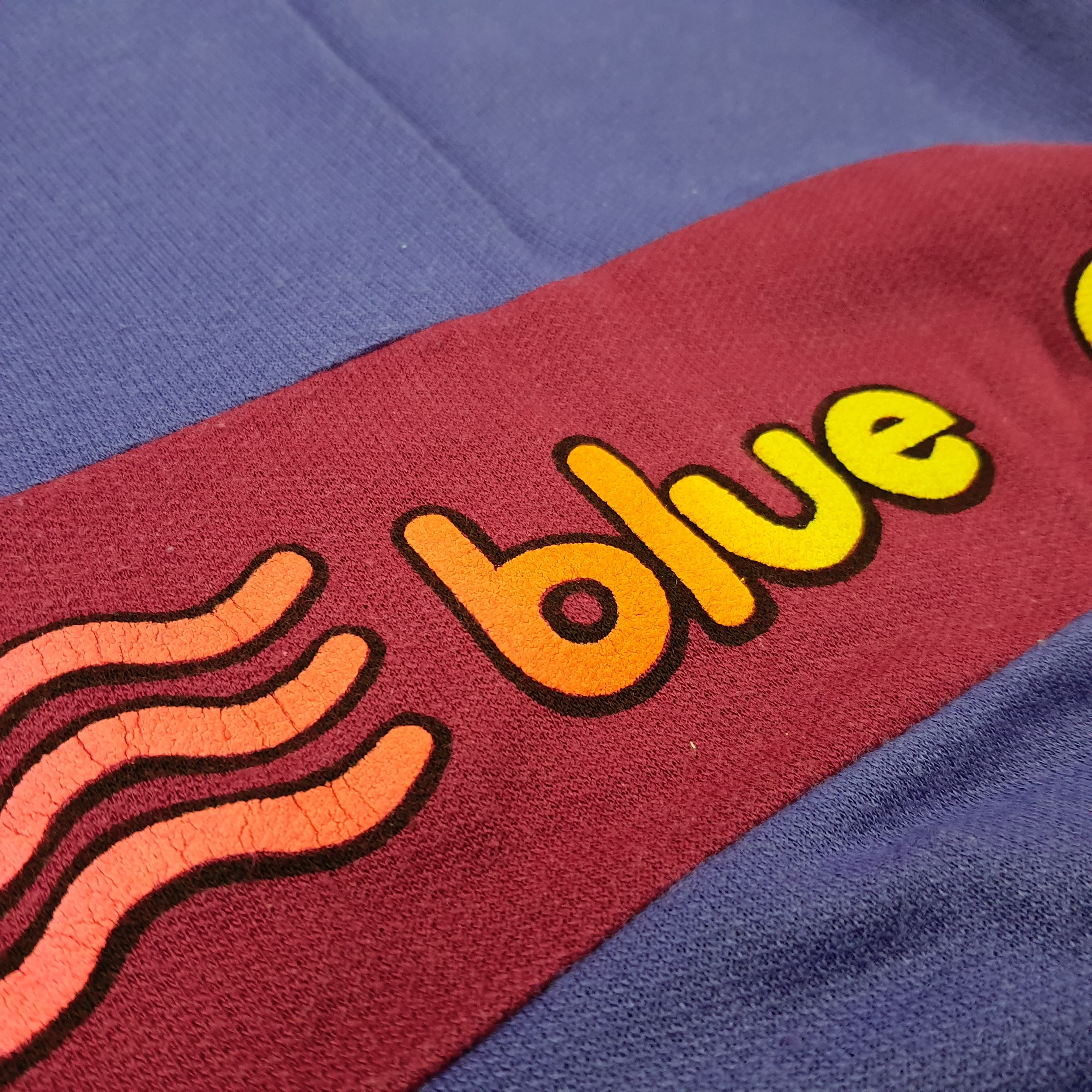 Vintage Vintage 90s Blue Ocean Polo Collar Pullover C268N14 Size US L / EU 52-54 / 3 - 6 Thumbnail