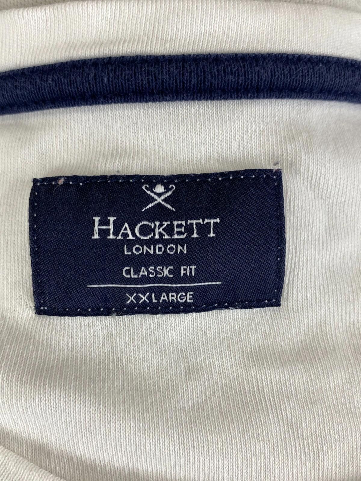 Hackett Hackett Classic Fit White Small Logo Casual T-Shirt Size 2XL Size US S / EU 44-46 / 1 - 9 Thumbnail