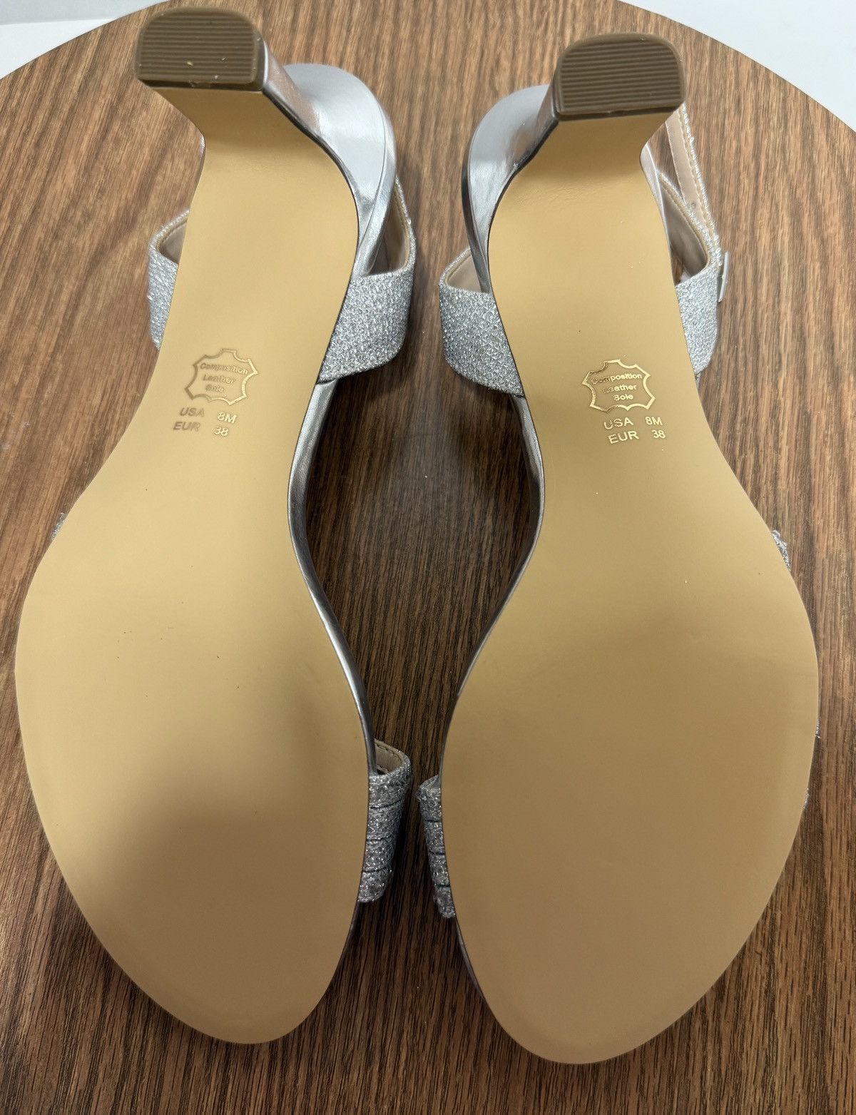 Designer Nina Nelena Silver Dreamland Rhinestone Heels NIB Size 8 M Size US 8 / IT 38 - 8 Thumbnail
