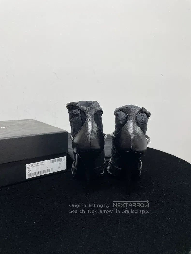 Saint Laurent Paris Saint Laurent Paris Black Patent Leather Metal i Size US 7.5 / IT 37.5 - 3 Thumbnail