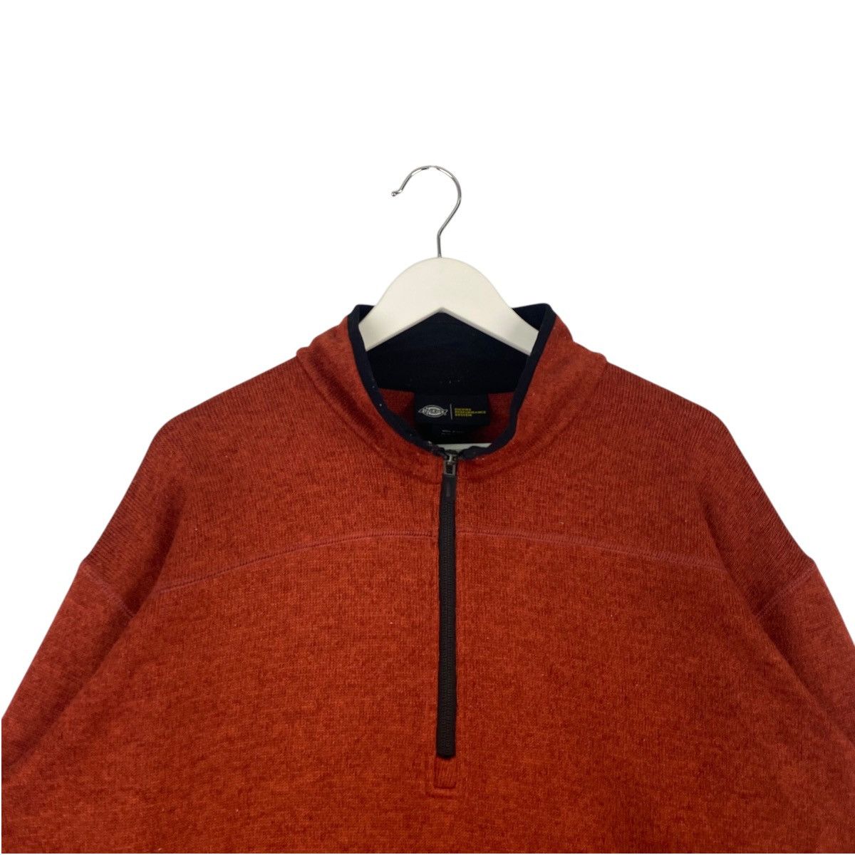 Dickies Vintage Dickies Quater Zip Sweatshirt Ornge PulloverJumper M Size US M / EU 48-50 / 2 - 4 Thumbnail