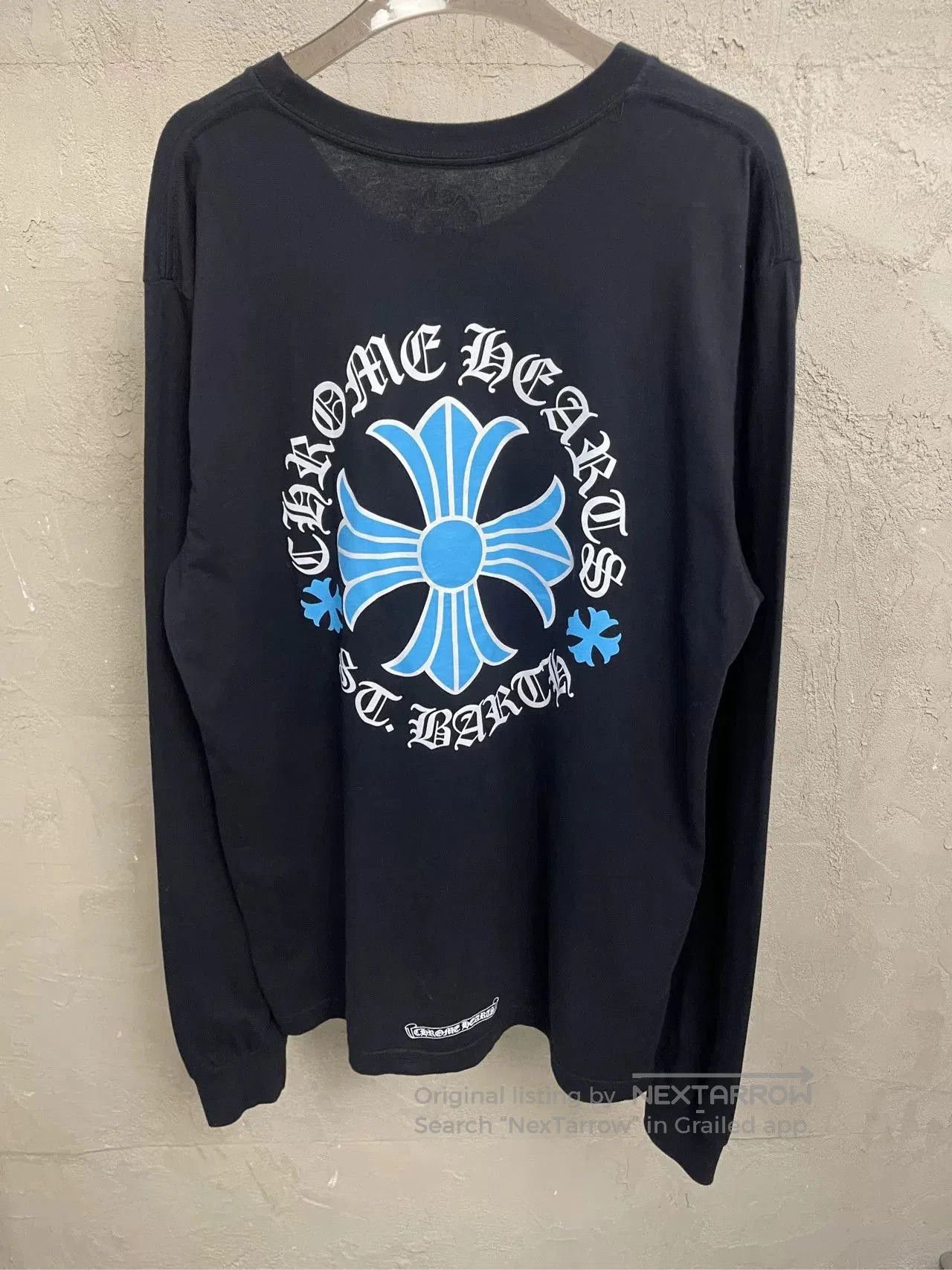 Chrome Hearts chrome hearts blue cross long sleeve t-shirt. Size US L / EU 52-54 / 3 - 2 Thumbnail