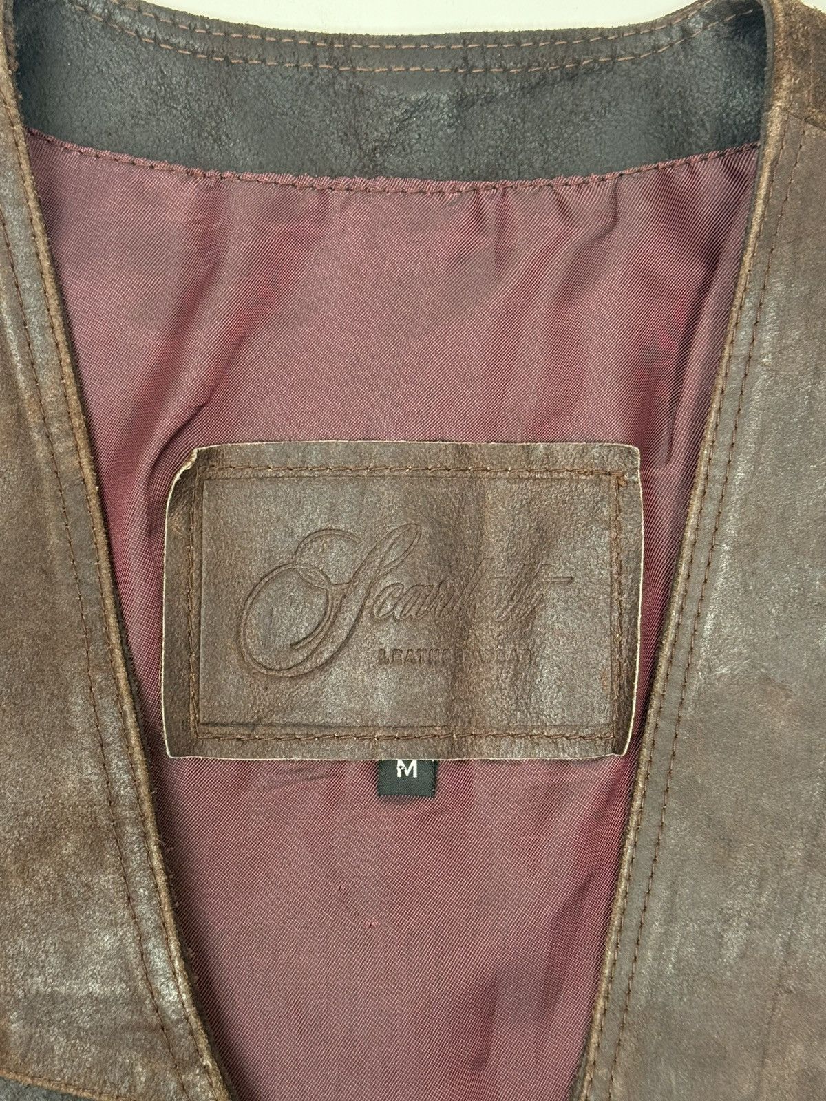 Other Vintage Leather Vest Size US M / EU 48-50 / 2 - 2 Thumbnail