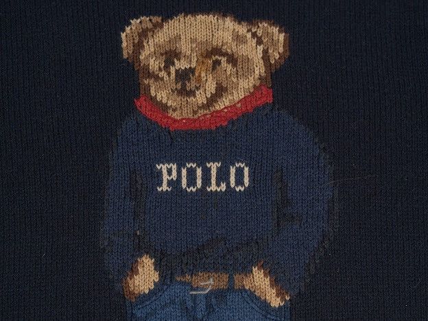 Polo Ralph Lauren Polo Ralph Laảuen Iconic Bear Cotton Sweater Navy Size US XS / EU 42 / 0 - 6 Thumbnail