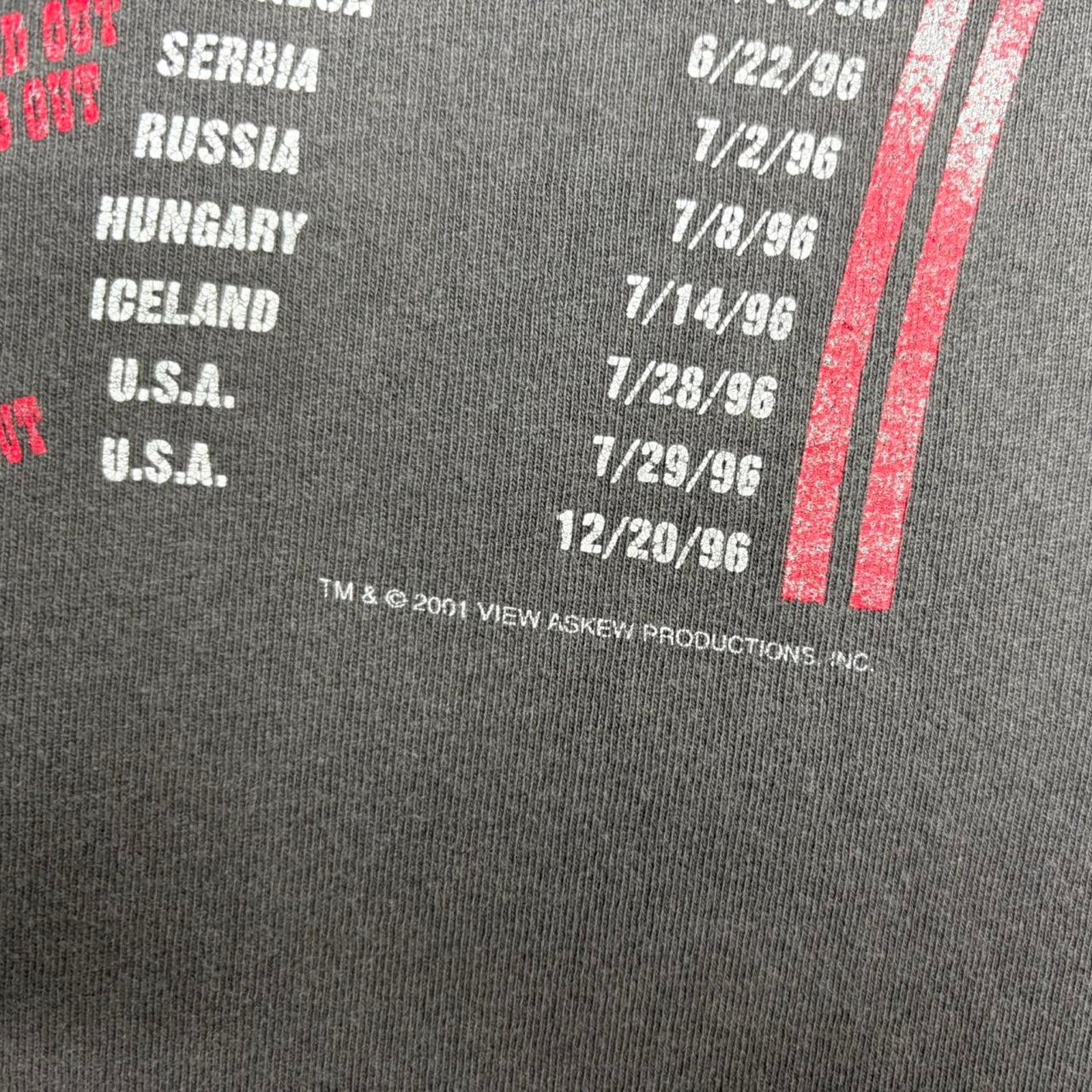 Hanes Vintage berserker “f**ck your yankee blue jeans world tour” Size US XL / EU 56 / 4 - 4 Thumbnail