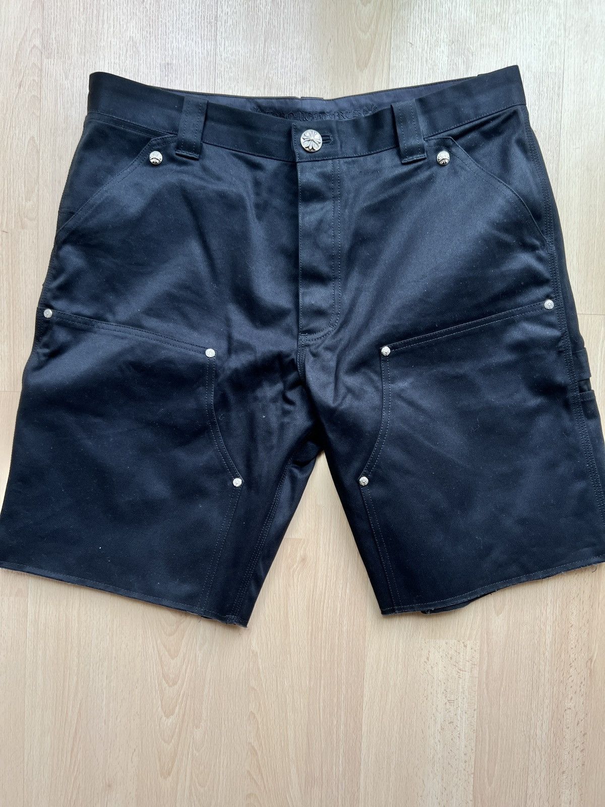 Chrome Hearts Chrome Hearts Double Knee Patched Shorts Size US 36 / EU 52 - 1 Thumbnail