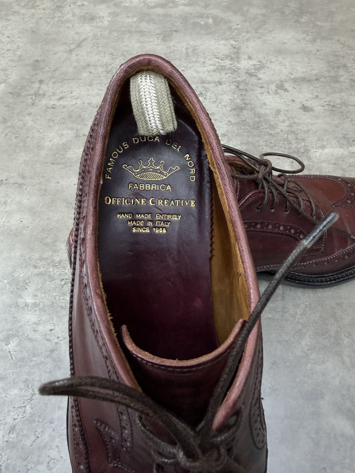 Officine Creative Officine Creative Wingtip Brogue Derby Shoes Burgundy Size US 8 / EU 41 - 12 Thumbnail