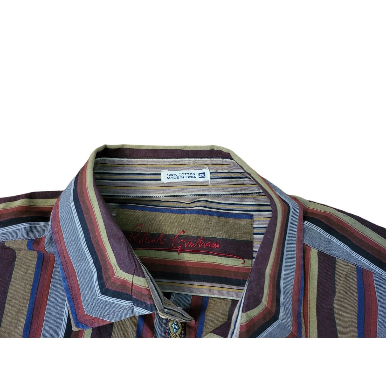 Robert Graham Robert Graham Striped Mens 2XL Shirt in good condition. Size US XXL / EU 58 / 5 - 3 Thumbnail