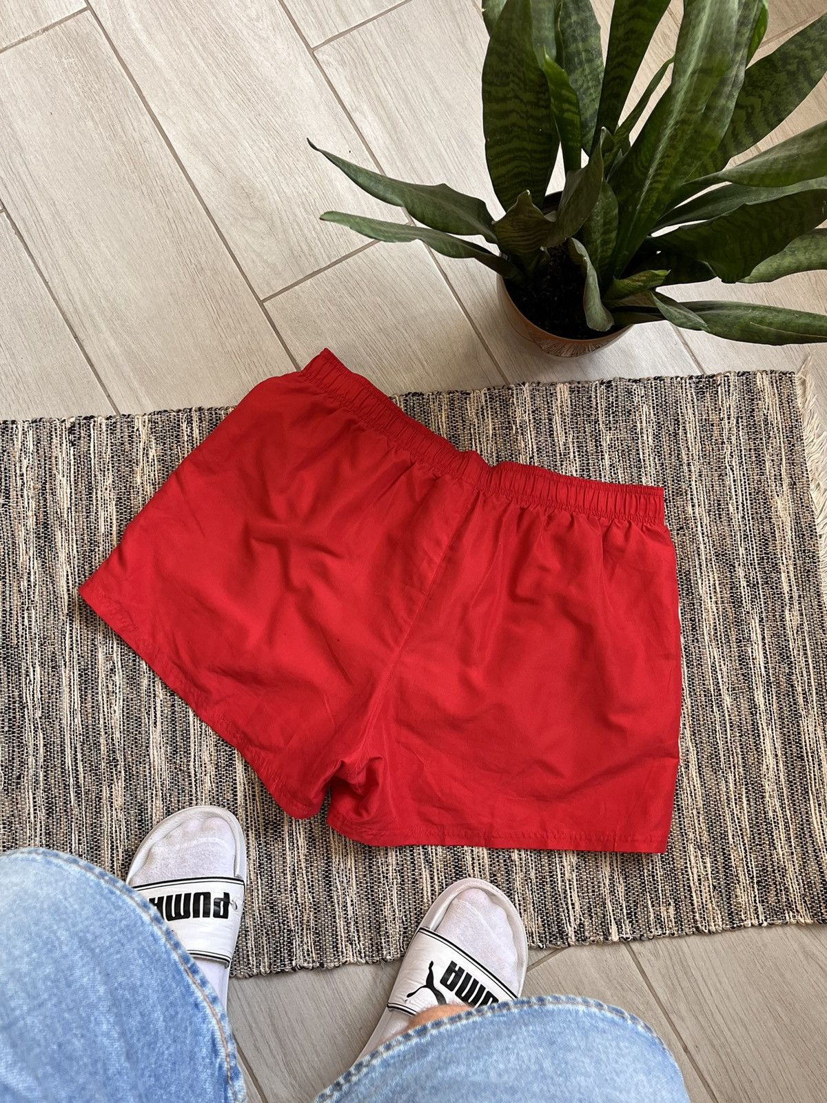 Nike Nike Red Athletic Shorts oversize size XXL Size US 38 / EU 54 - 2 Thumbnail