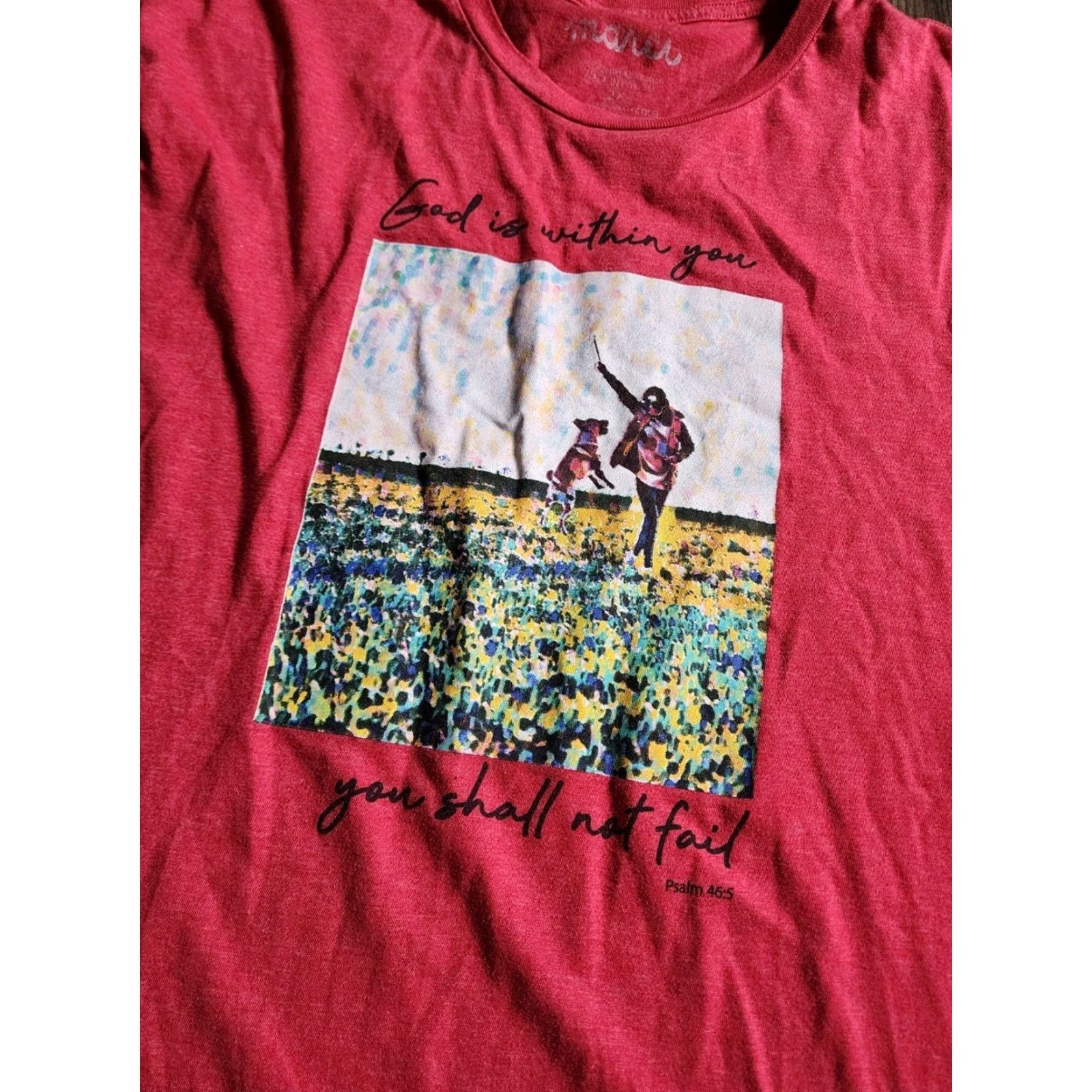 Vintage Mens 2XL God Is Within You Michael Jackson Dog Religious Art T Shirt Size US XXL / EU 58 / 5 - 5 Thumbnail