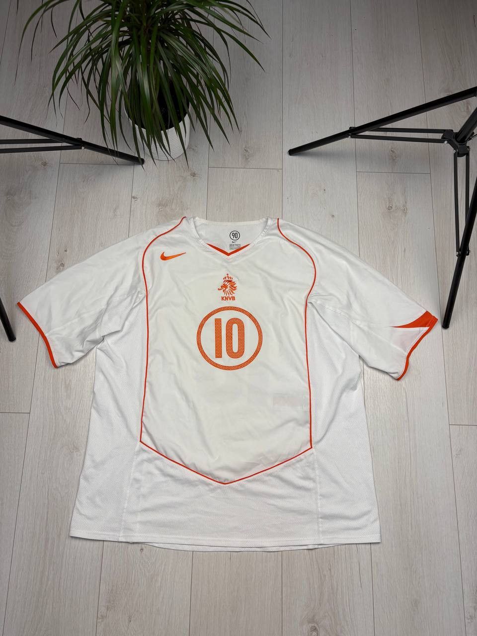 Nike Vintage 00s Nederland Nike RELOU #10 soccer jersey XXL Size US XXL / EU 58 / 5 - 1 Thumbnail