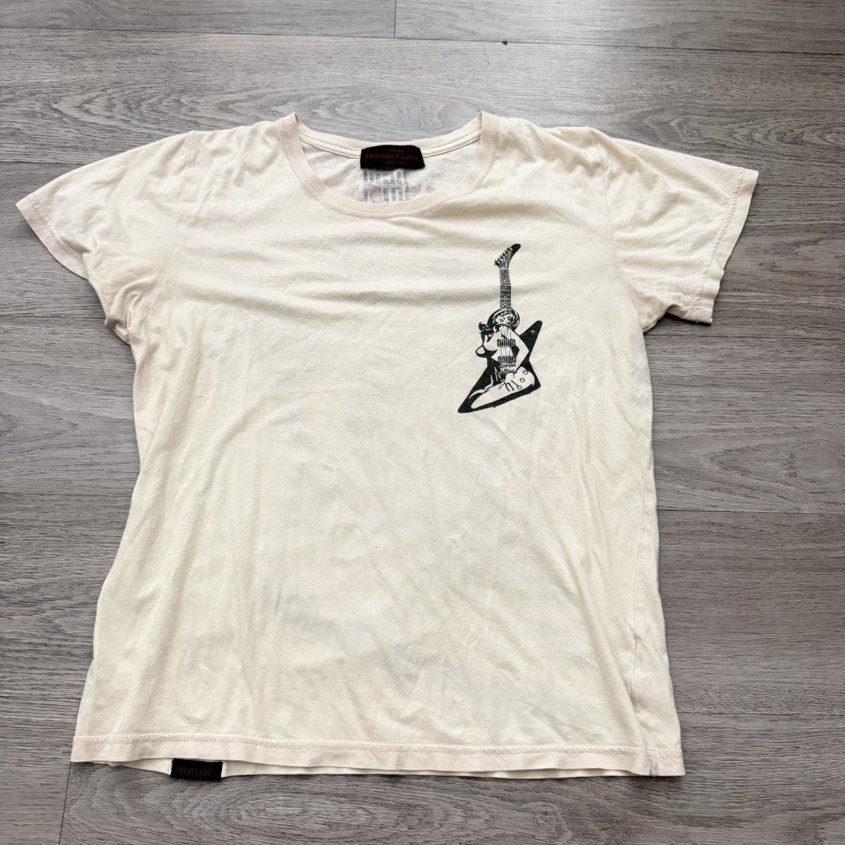 Hysteric Glamour RARE Hysteric Glamour Tokyo Electric Guitar Sexy Woman Tee Size S / US 4 / IT 40 - 2 Thumbnail