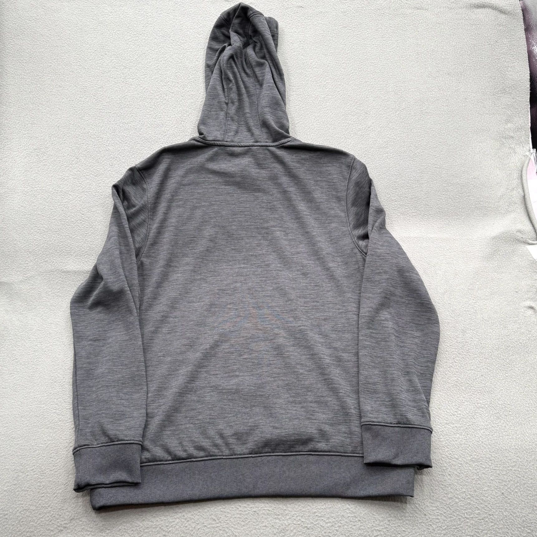 Logo 7 Vortex Hoodie Mens Large Gray Polyester Fleece Logo Pullover Sweatshirt SOF15766 Size US L / EU 52-54 / 3 - 2 Thumbnail