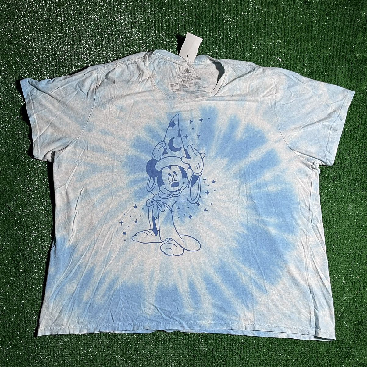 Disney Disney Blue Tie Dye T-shirt Size US XXL / EU 58 / 5 - 1 Thumbnail