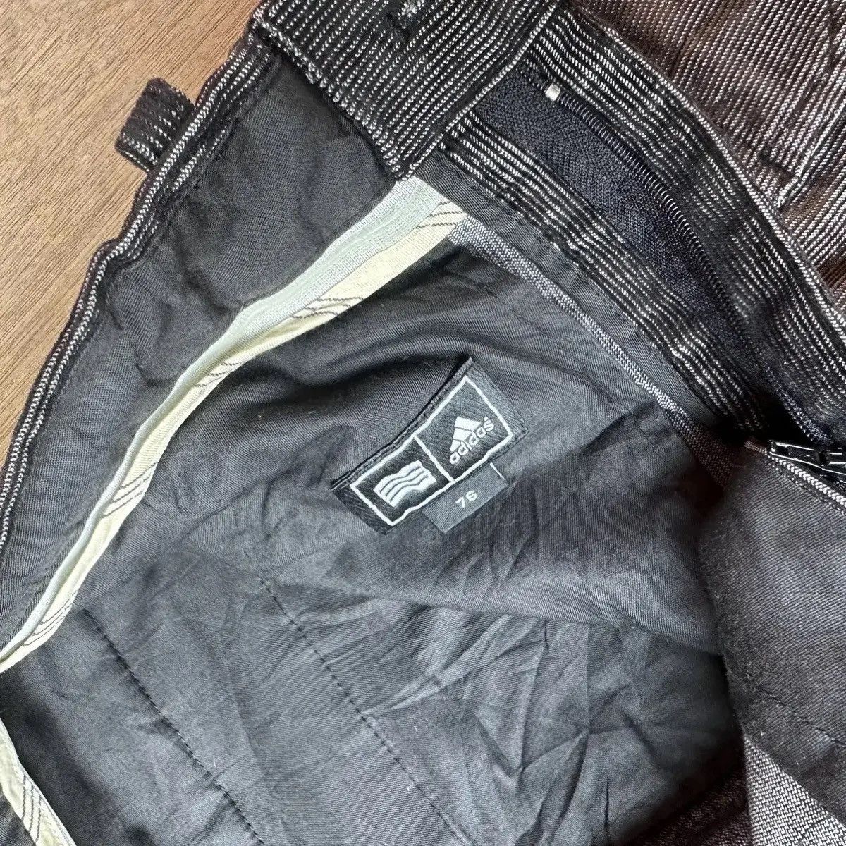 Adidas ADIDAS Y2K CORDUROY MINI FLARES/BOOTCUT BLACK PANTS Size US 28 / EU 44 - 9 Thumbnail