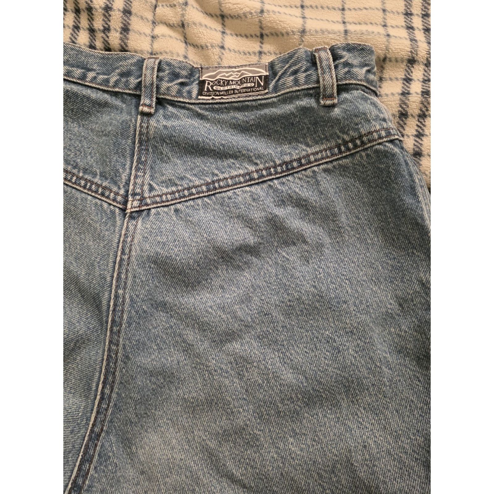 Vintage VINTAGE Rocky Mountain Jeans Women Tapered Jeans 31/11 Blue 100% Cotton USA 90s 80s Western Wear Mens? Size 24" / US 00 / IT 34 - 3 Thumbnail