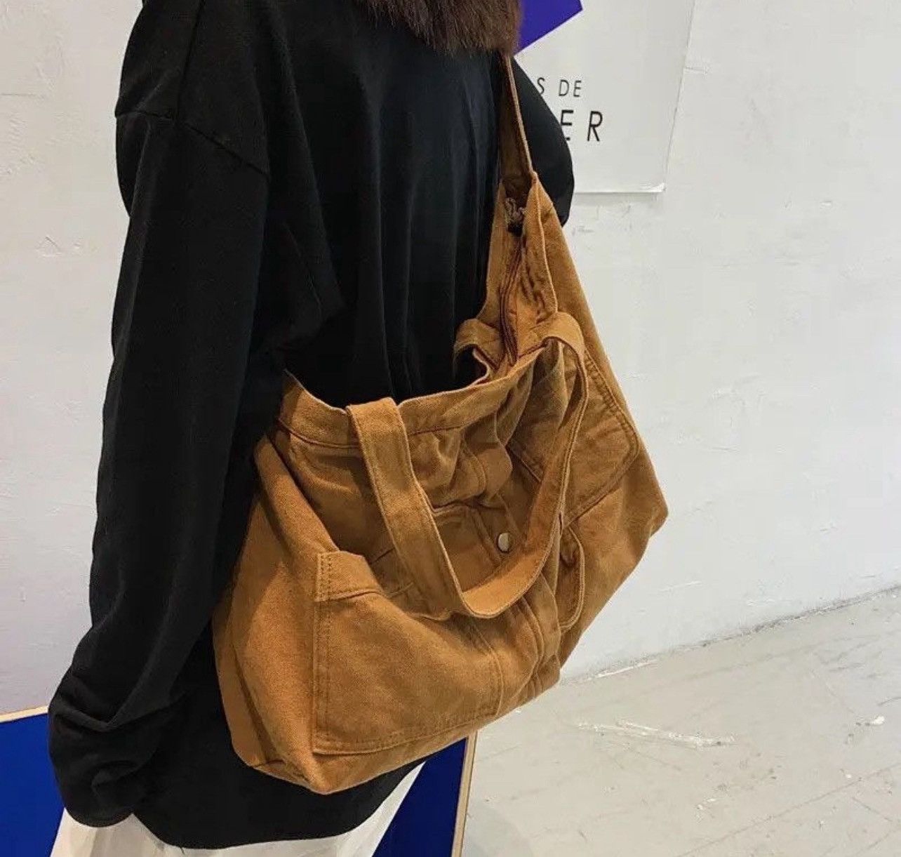 Japanese Brand Brown Color Shoulder Cross Body Bag Size ONE SIZE - 2 Thumbnail