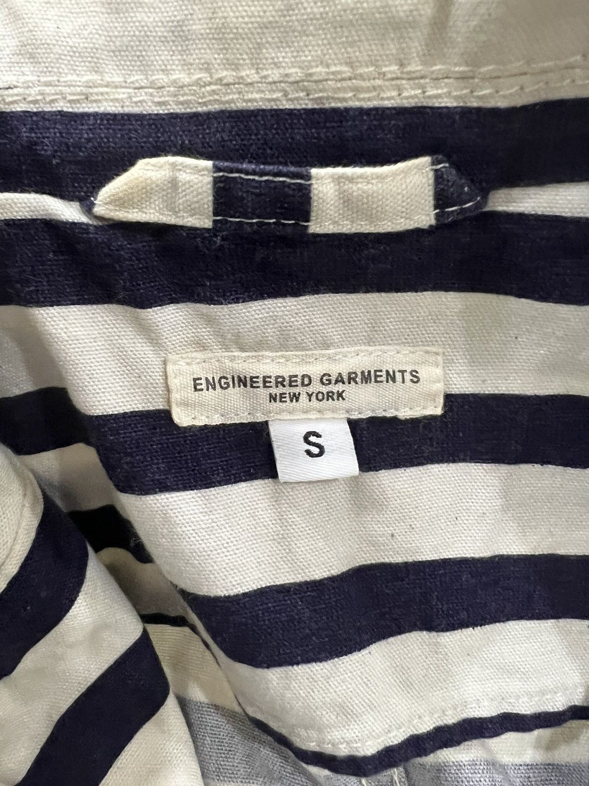 Engineered Garments Engineered Garments Prisoner Stripe 3 Pocket Chore Jacket Size US S / EU 44-46 / 1 - 9 Thumbnail