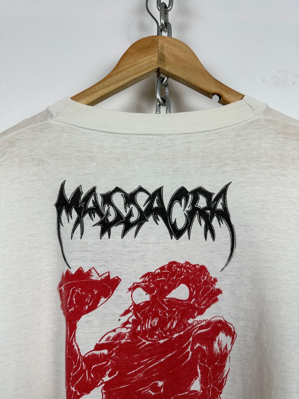 Band Tees Vintage Massacra Nearer From Death Metal Band T-Shirt Size US XXL / EU 58 / 5 - 13 Thumbnail