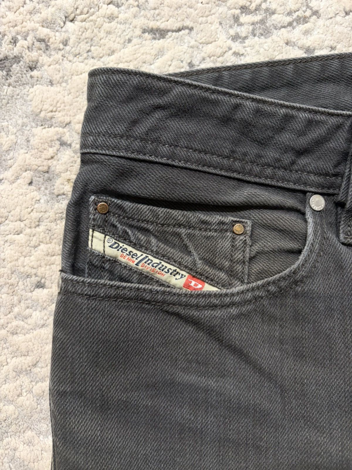 Diesel Diesel - Safado Straight Jeans Wash 008QU Grey Size US 31 - 2 Thumbnail