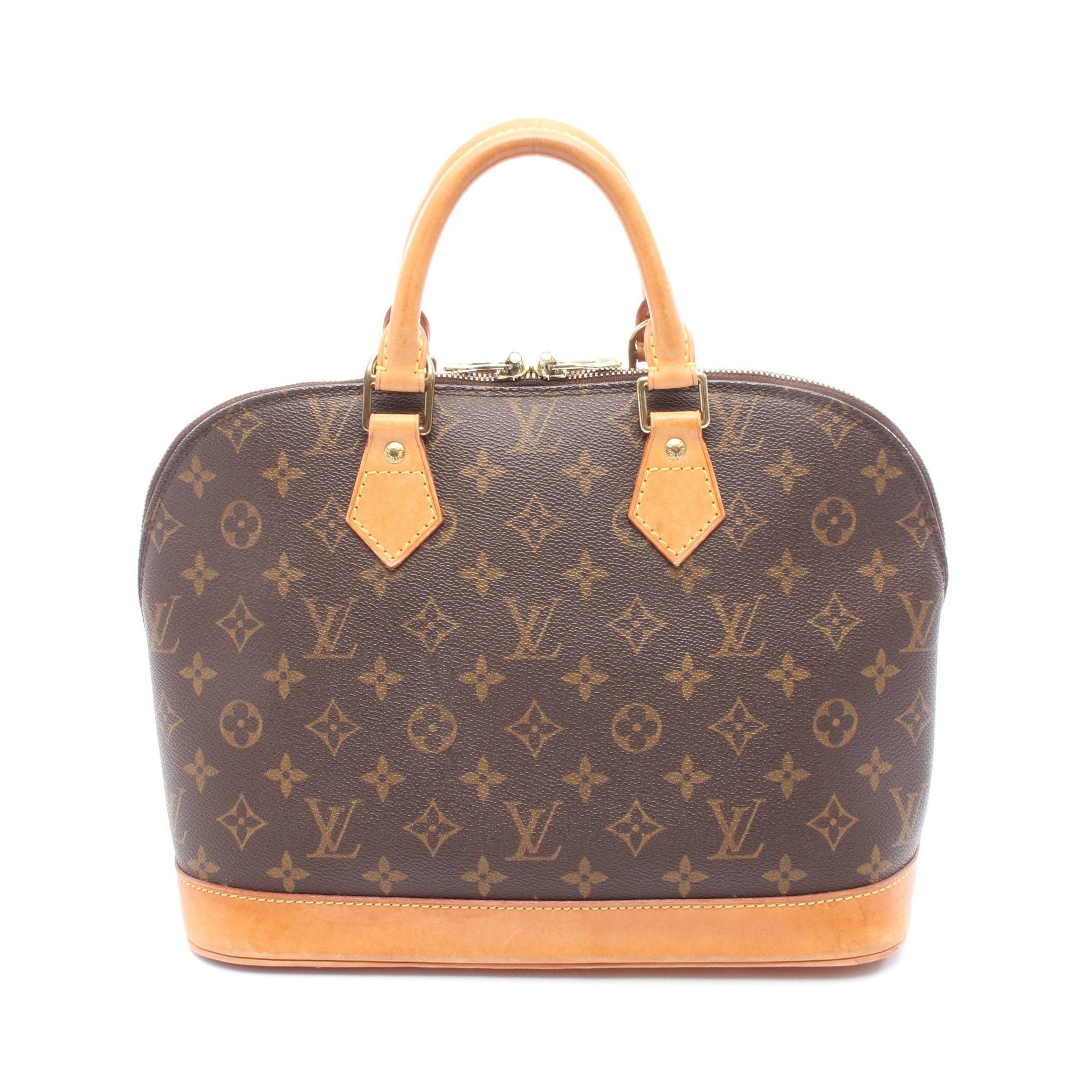 Louis Vuitton Louis Vuitton Alma Pm Monogram Handbag Leather Brown Size ONE SIZE - 1 Thumbnail