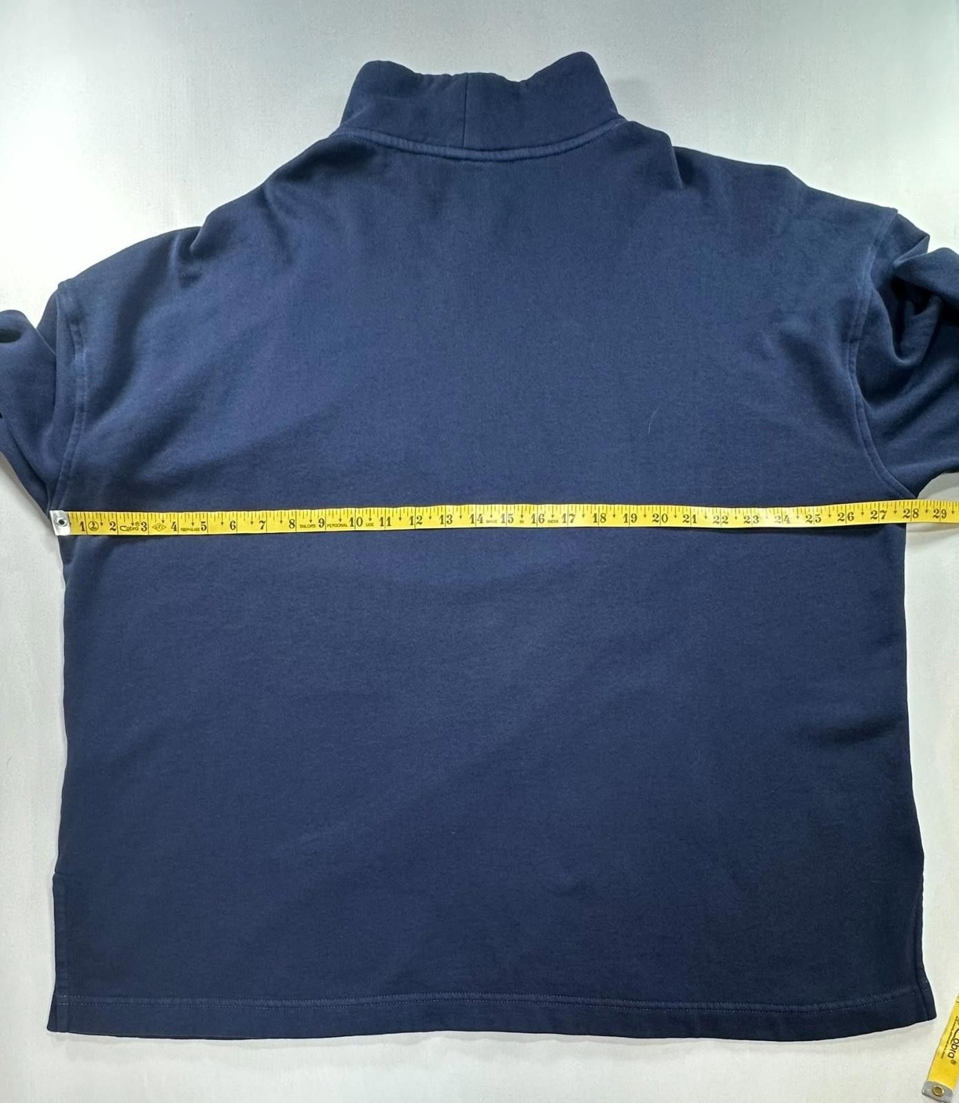 Old Navy Old Navy 1/2 Zip Cotton/Poly Fleece Pullover Blue Mens XL Size US XL / EU 56 / 4 - 4 Thumbnail