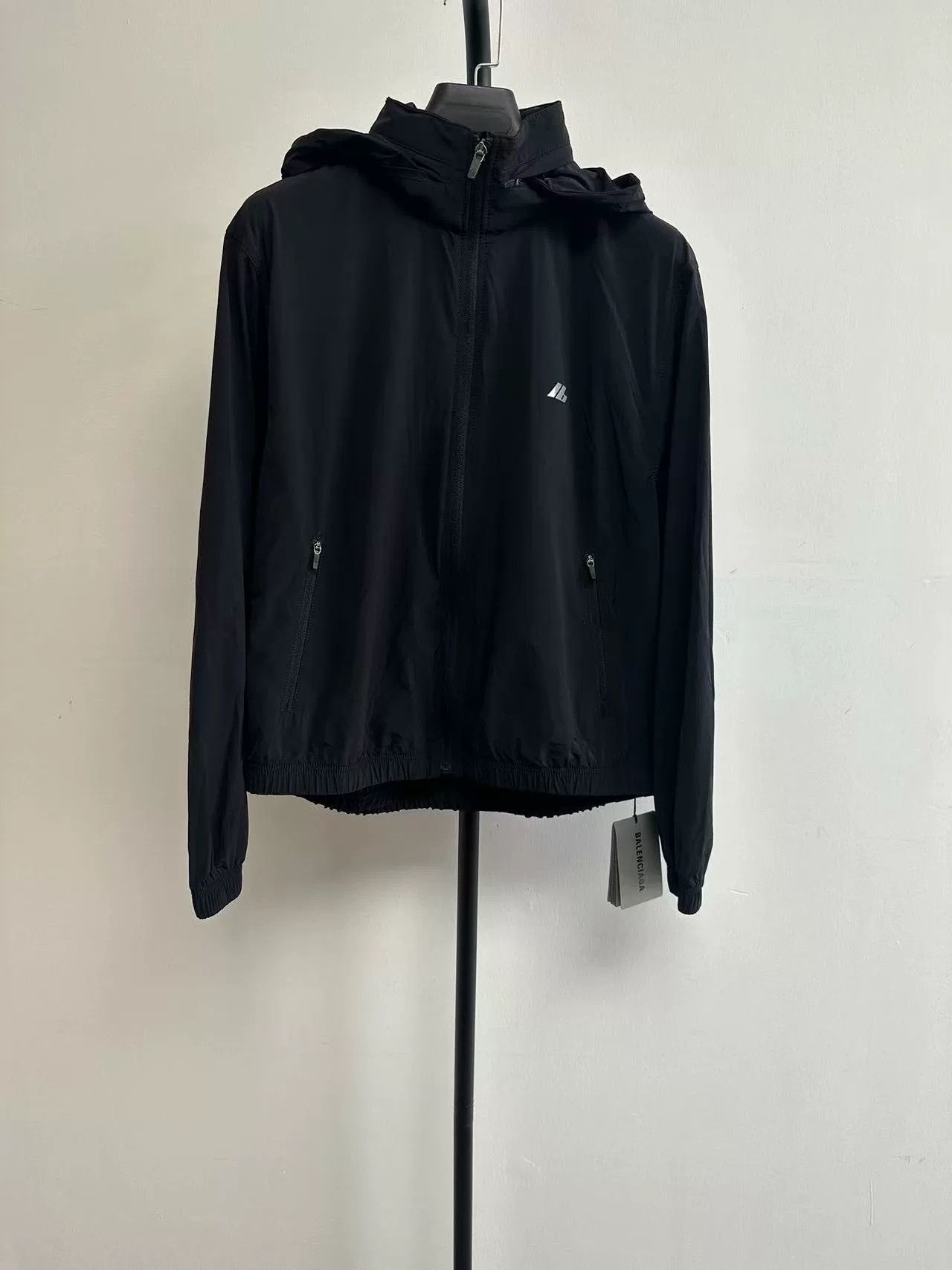 Balenciaga Balenciaga High Neck Detachable Hood Zip Jacket Size US XXS / EU 40 - 1 Thumbnail