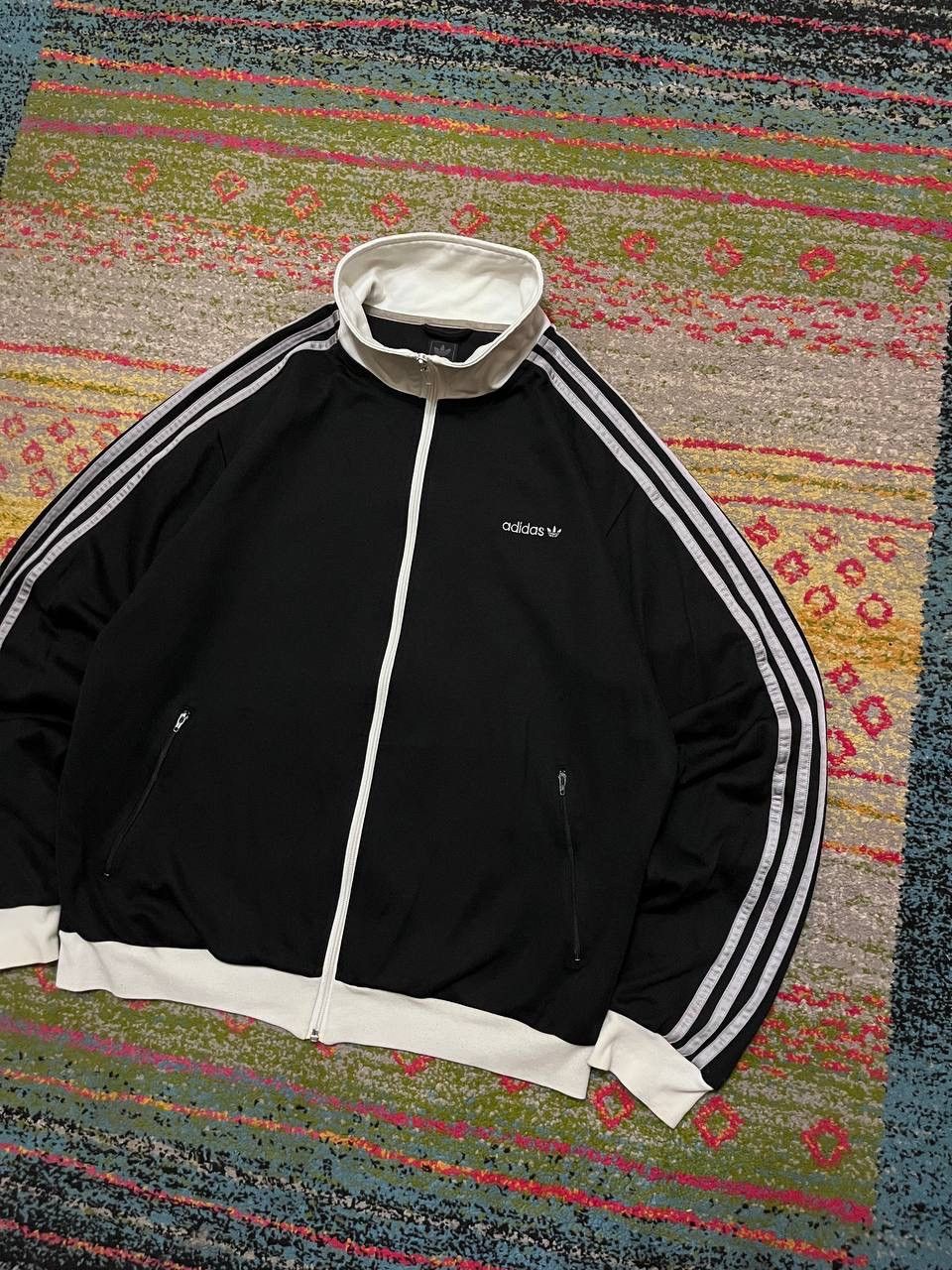 Adidas × Vintage Vintage Adidas 3-Striped Boxy Jacket Archive Opium XL Size US XL / EU 56 / 4 - 3 Thumbnail