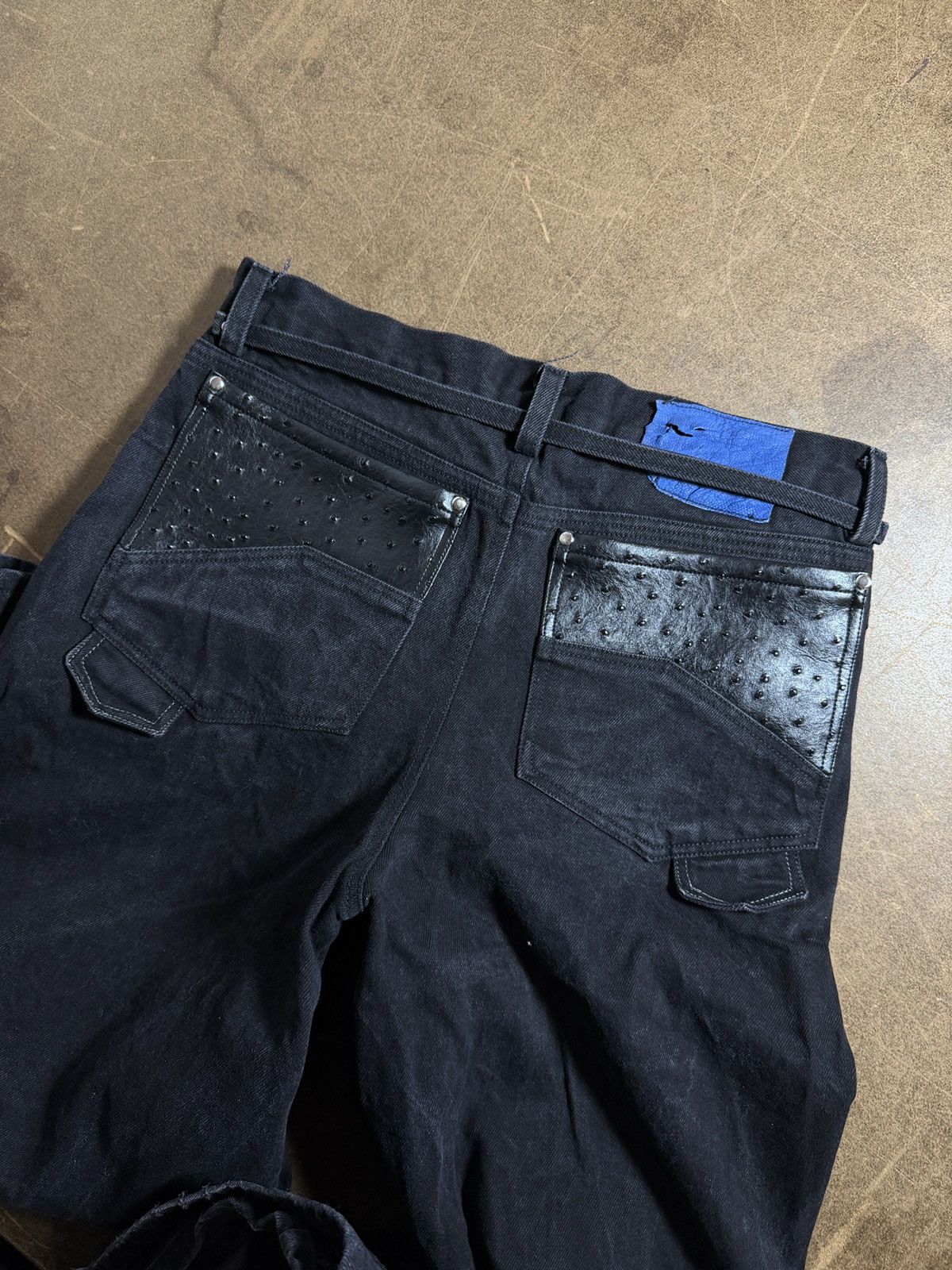 Other ROY PUBLIC LABEL FAUX LEATHER DENIM SAMPLES Size US 34 / EU 50 - 3 Thumbnail