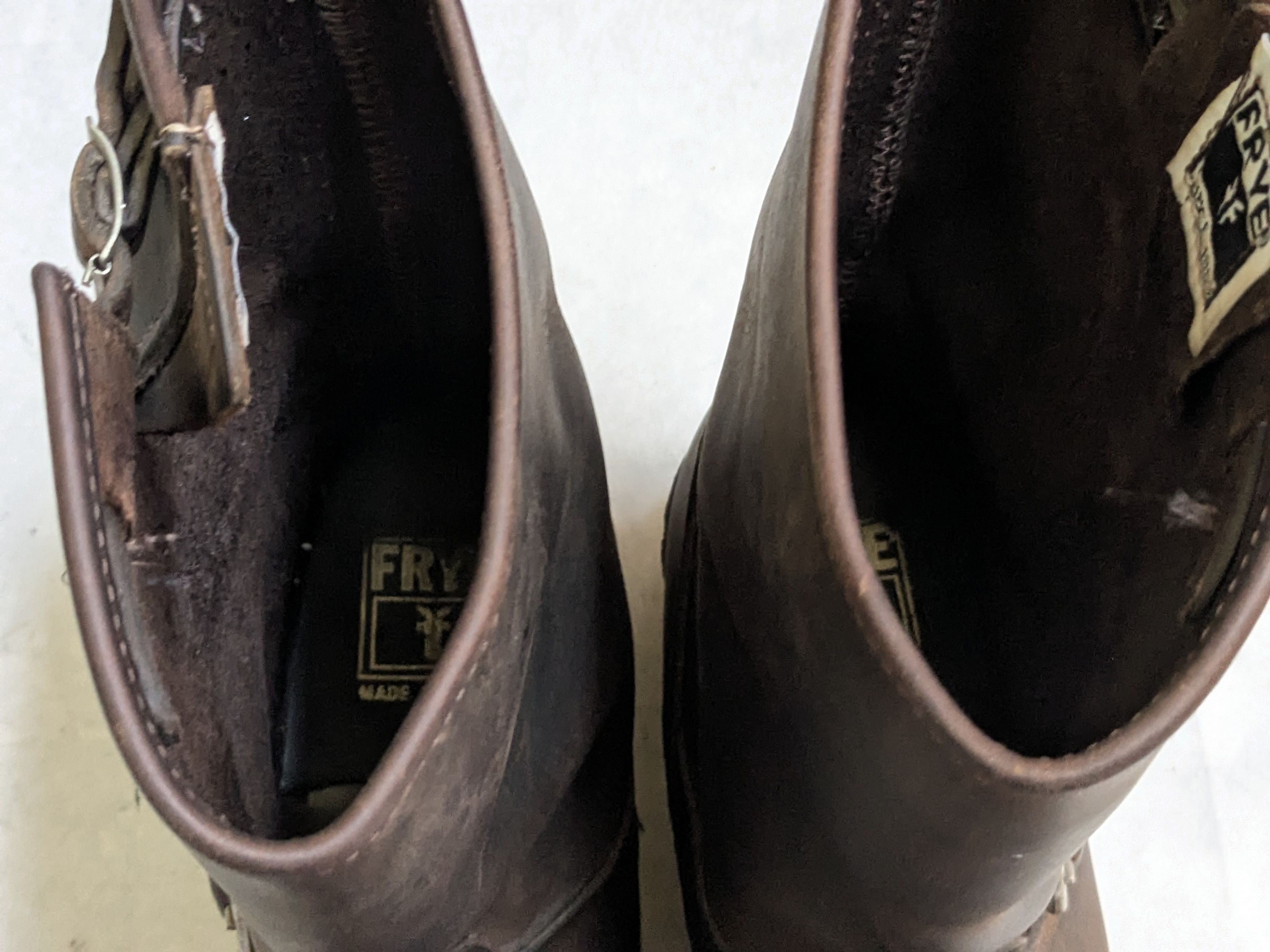 Frye Frye Engineer Boots Brown 10.5 M Leather Buckle Strap Size US 10.5 / EU 43-44 - 7 Thumbnail