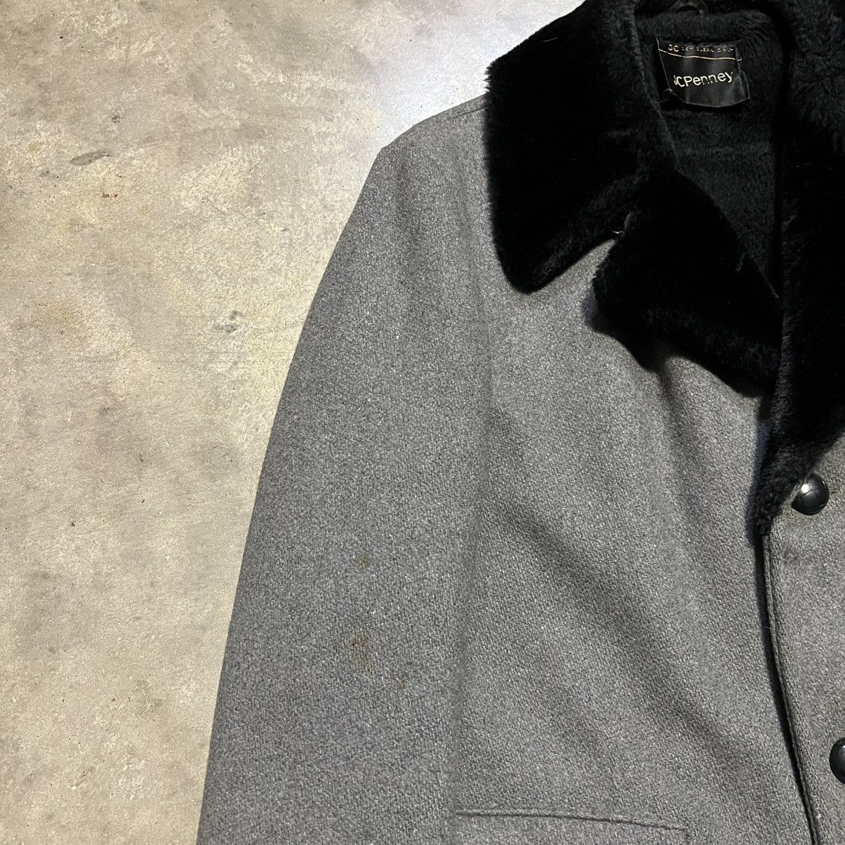 JCPenney Vintage 70s JCPenney Shearling Collar Trench Overcoat USA Size US M / EU 48-50 / 2 - 7 Thumbnail