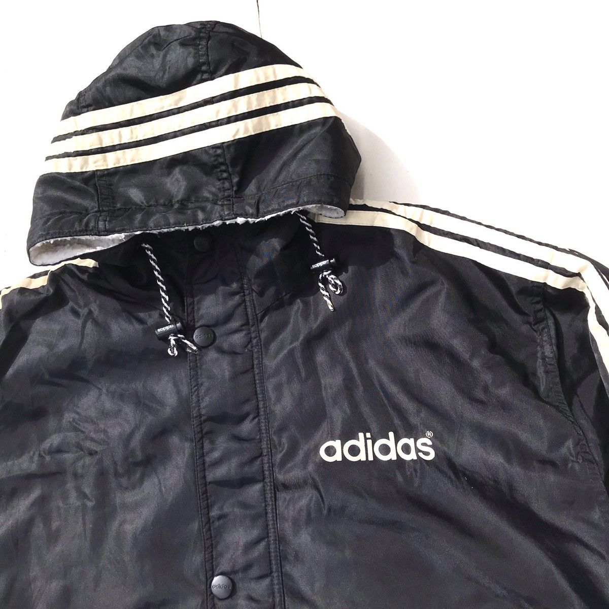 Adidas × Vintage Rare 90’S Adidas Germany coach coat Originals Bench Coat Bi Size US L / EU 52-54 / 3 - 4 Thumbnail