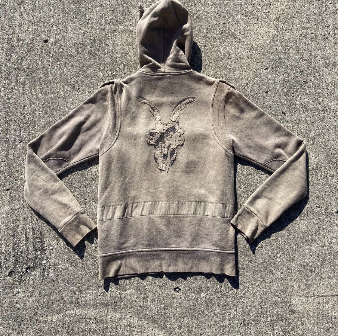 Allsaints All Saints Patchwork Cargo Hoodie Size US M / EU 48-50 / 2 - 2 Thumbnail