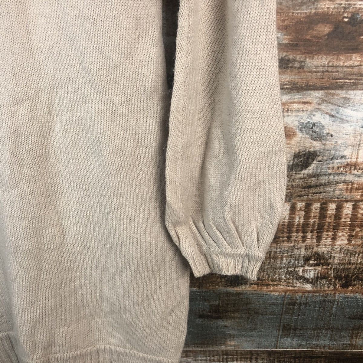Homespun Knitwear × Japanese Brand DL Know Beans Brown Long Cardigan Kntwear #C539 Size XS / US 0-2 / IT 36-38 - 16 Thumbnail