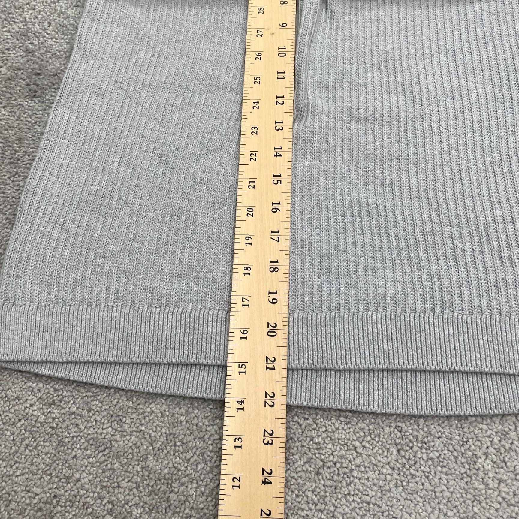 Loft LOFT Pullover Sweater Womens Medium Gray Crochet Knit Casual Crew Neck Raglan Size M / US 6-8 / IT 42-44 - 7 Thumbnail