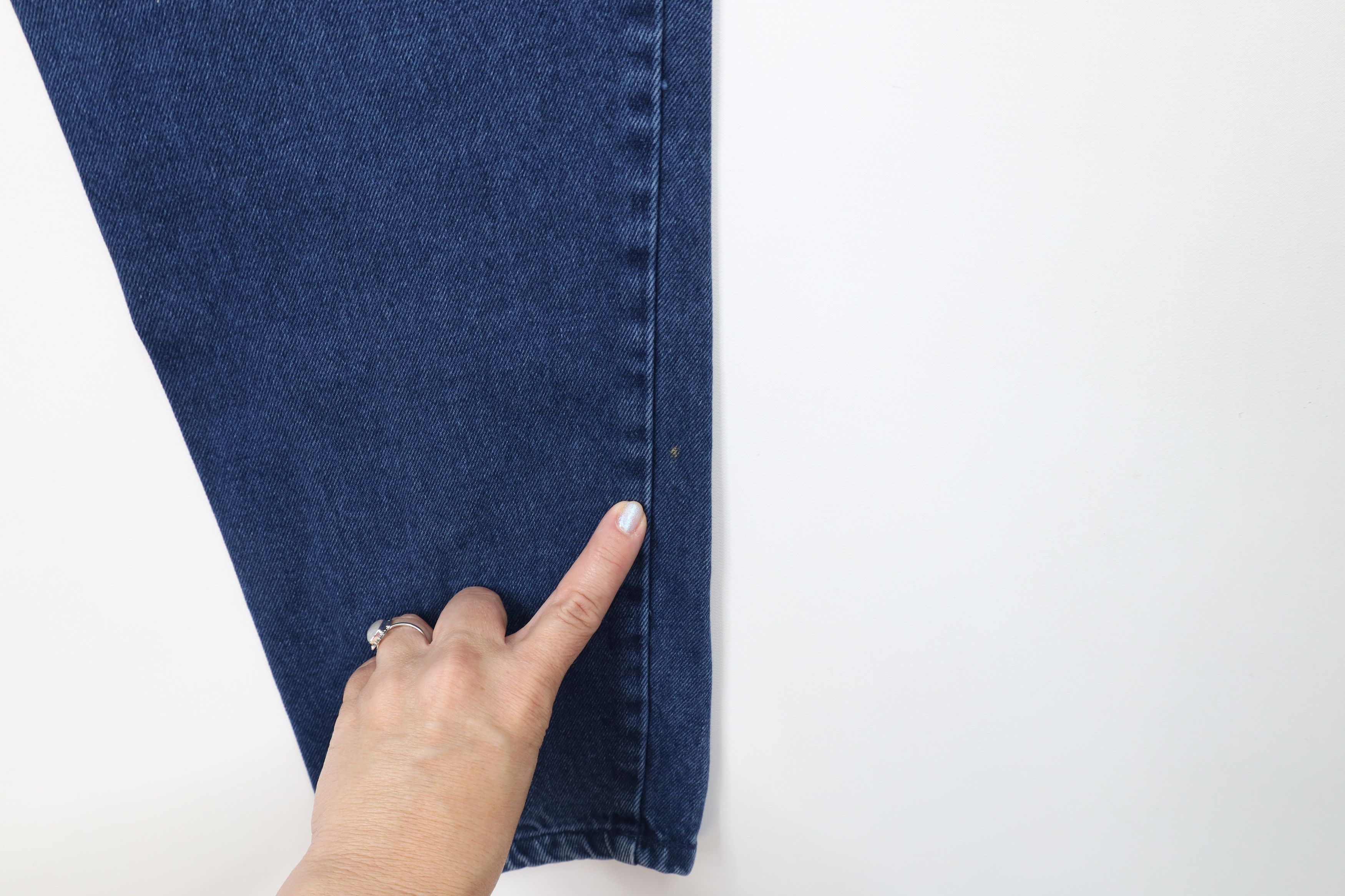 Vintage Vintage 90s Streetwear Hand Painted Cherry Tapered Leg Jeans Size 28" / US 6 / IT 42 - 9 Thumbnail