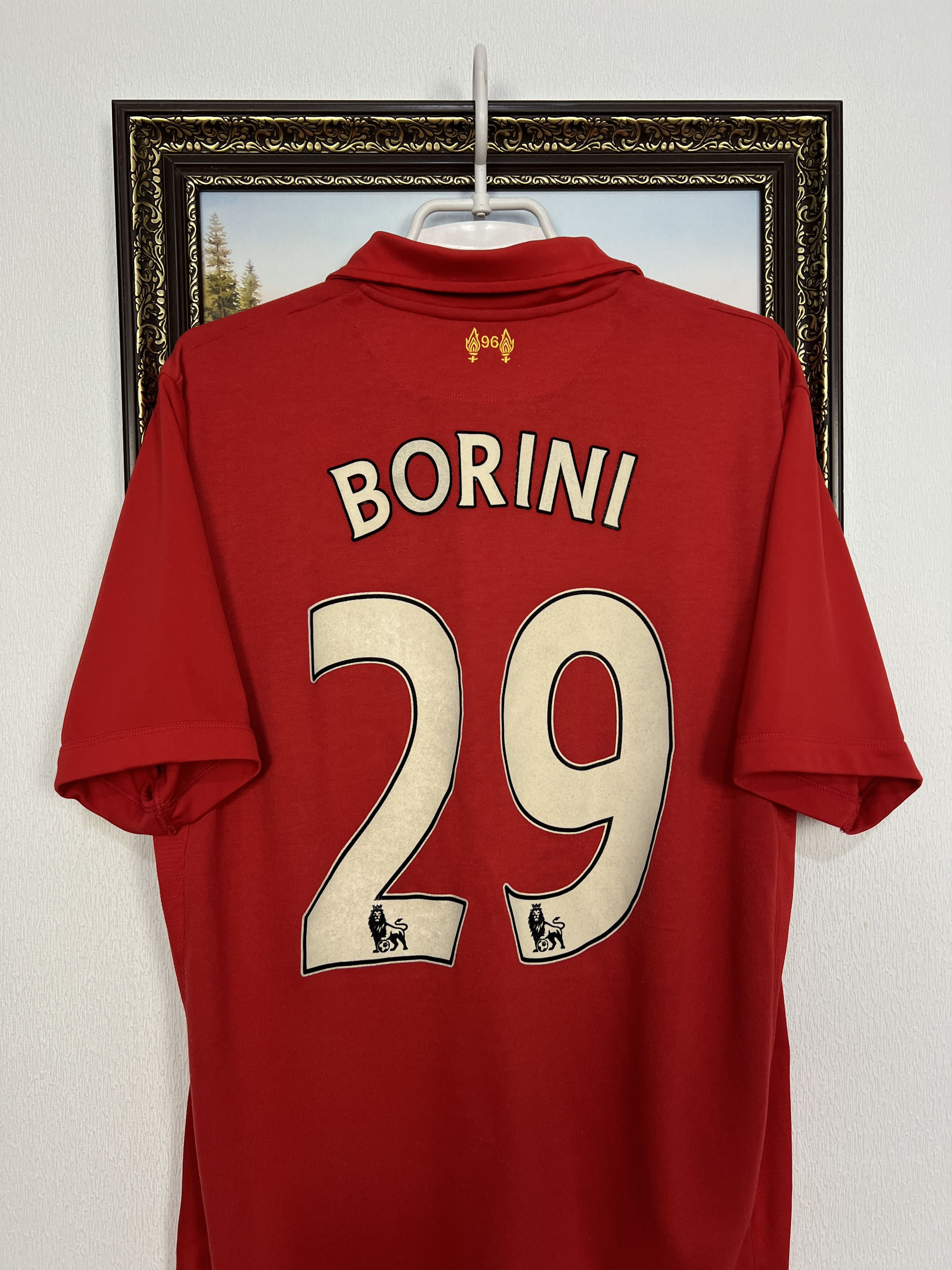 Warrior Liverpool football shirt Soccer #29 Borini Jersey Trikot Size US L / EU 52-54 / 3 - 1 Thumbnail