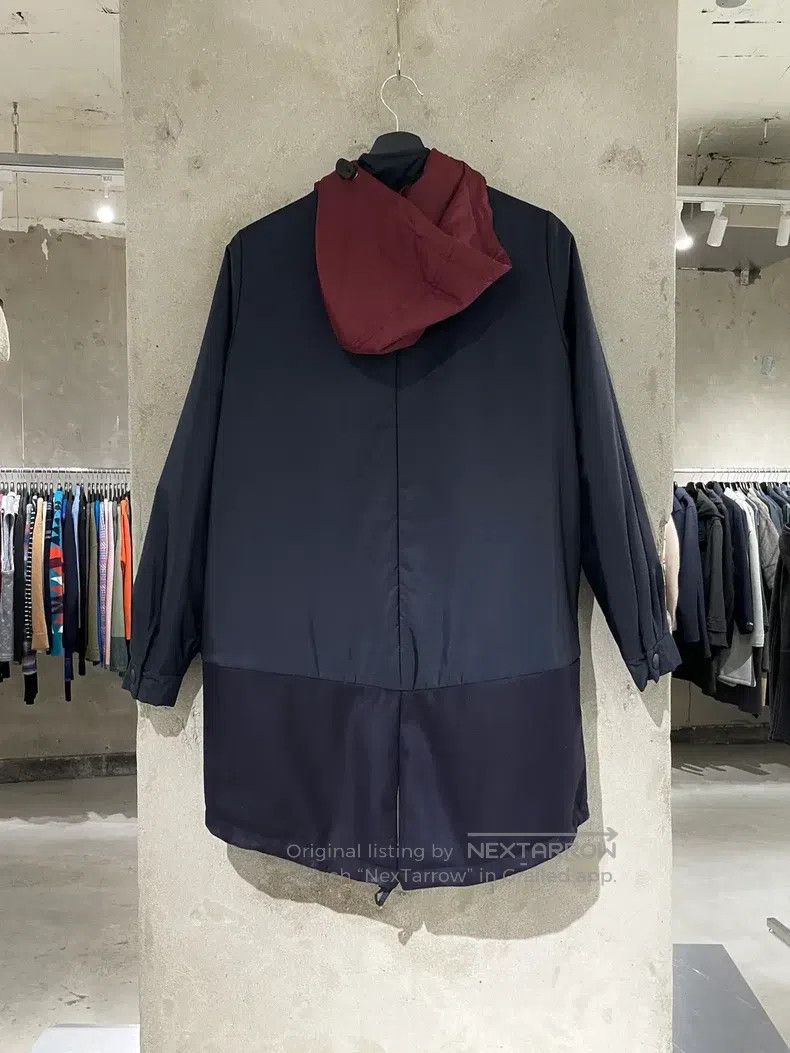 Jil Sander Jil Sander size 36 Military Blue Patchwork Hooded Long Coat Size M / US 6-8 / IT 42-44 - 6 Thumbnail