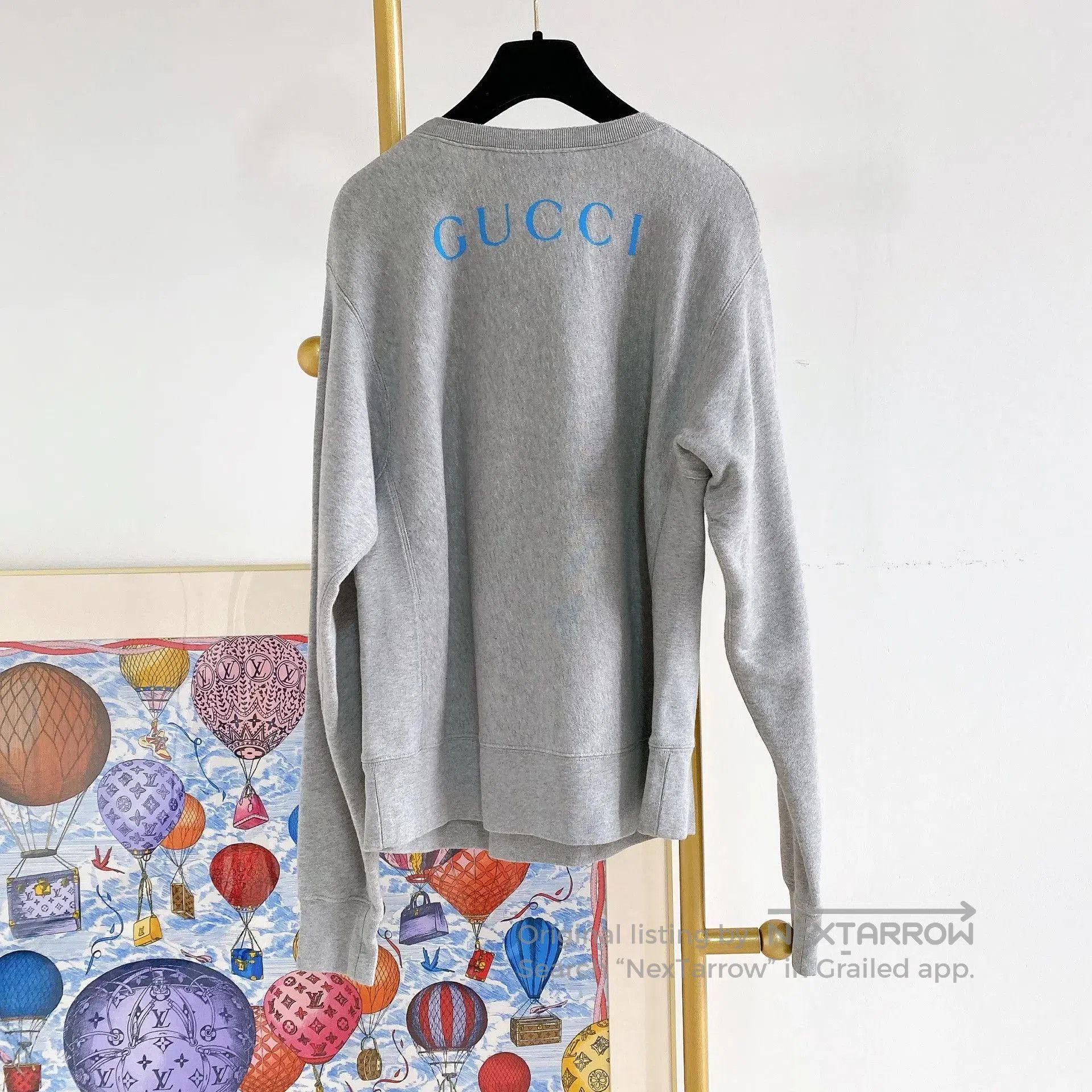 Gucci Gucci Gray Sweatshirt Size S. Size US S / EU 44-46 / 1 - 2 Thumbnail