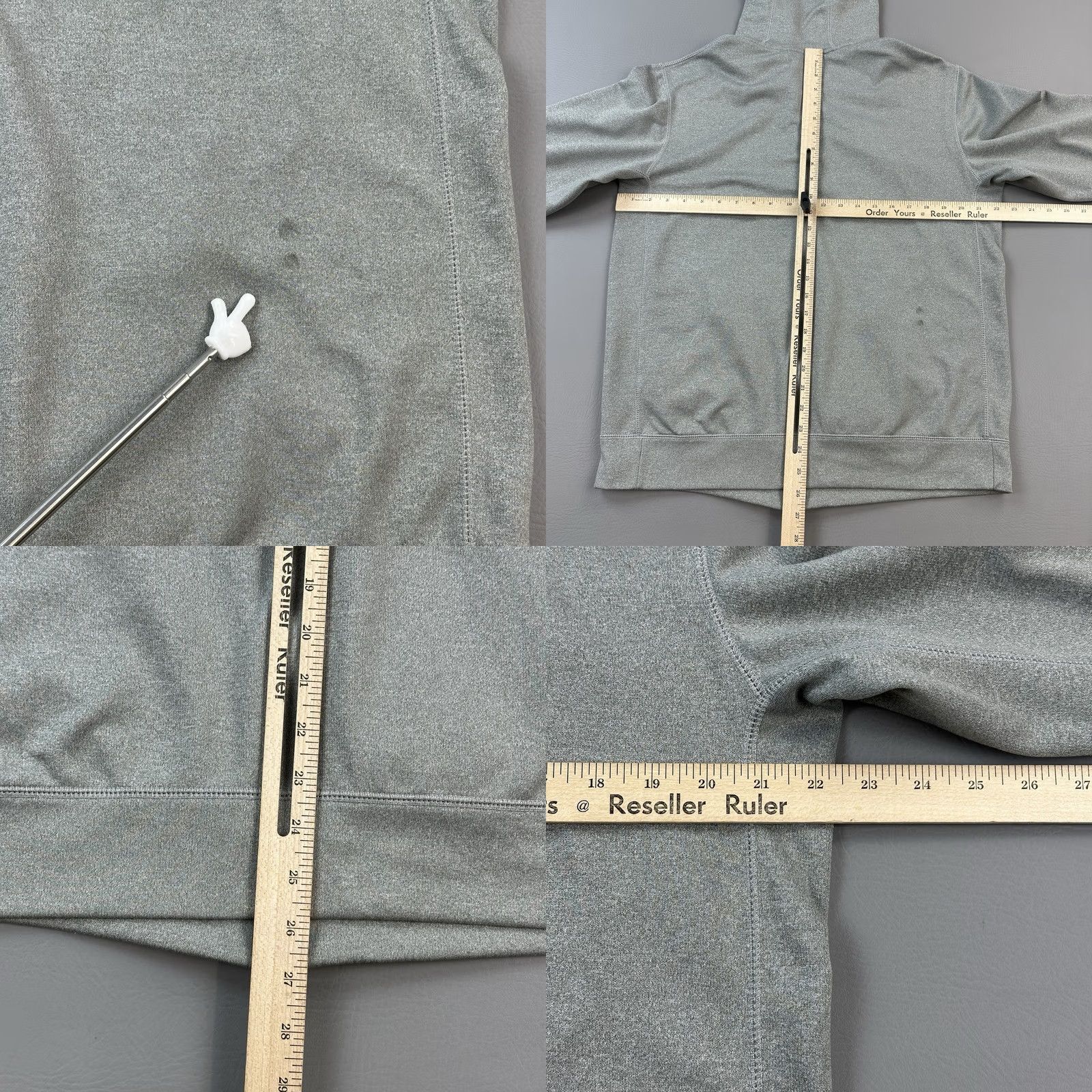 Nike Nike Park Hoodie Mens Medium Gray Therma Fit Full Zip Embroidered Swoosh Logo Size US M / EU 48-50 / 2 - 9 Thumbnail