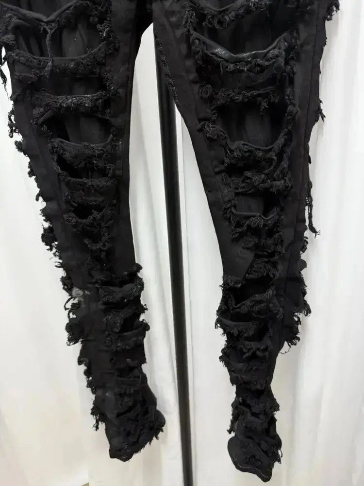 Rick Owens Rick Owens Drkshdw Distressed Tight Denim Size US 30 / EU 46 - 4 Thumbnail