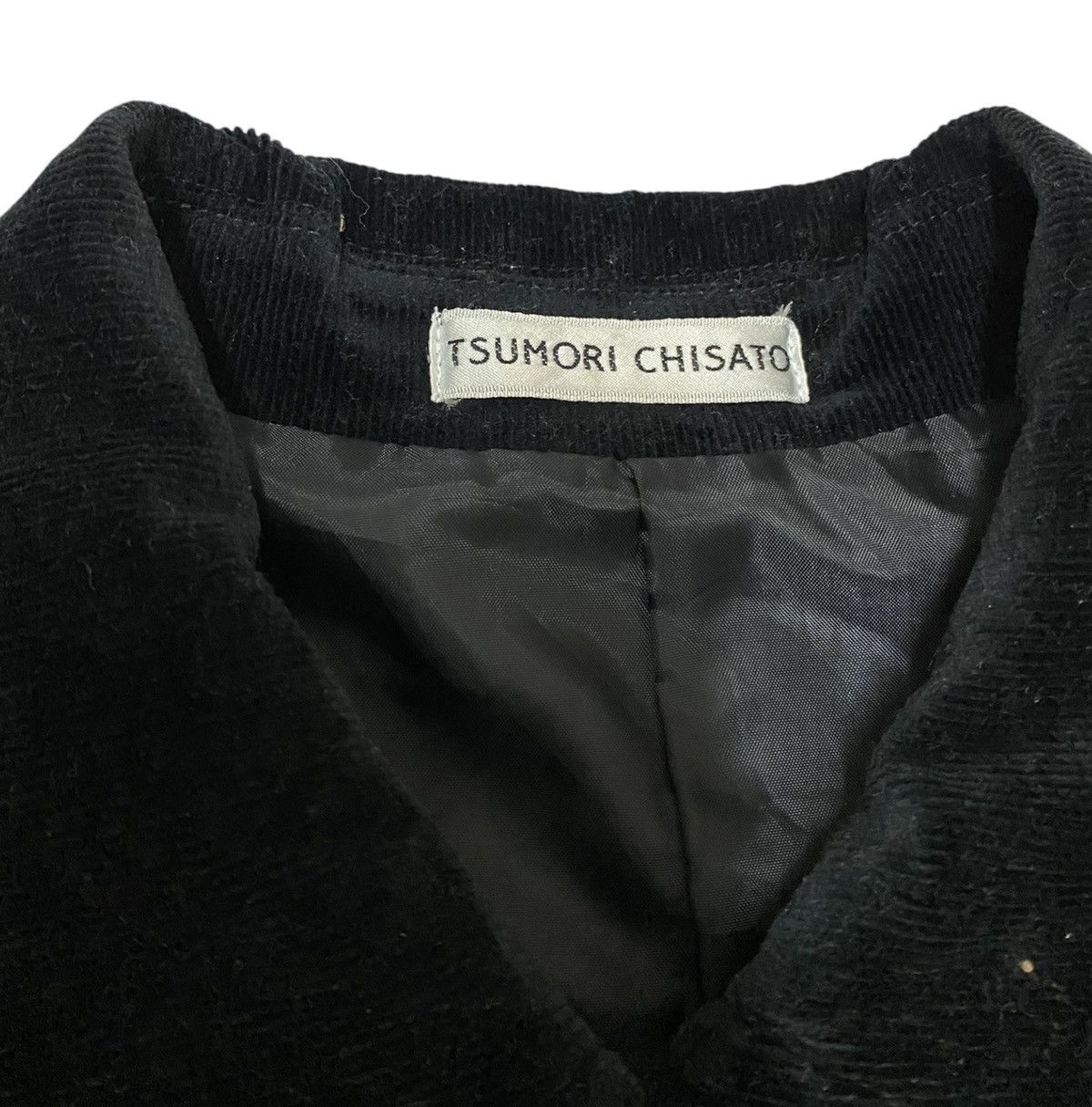 Issey Miyake × Japanese Brand × Tsumori Chisato 🇯🇵 Tsumori Chisato Corduroy Black Jacket (C3) Size US M / EU 48-50 / 2 - 6 Thumbnail