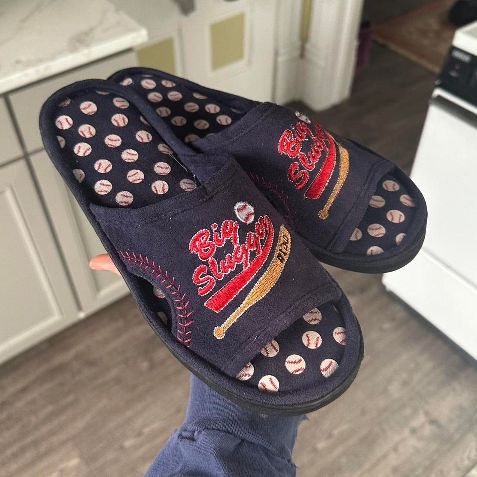 Vintage Vintage Baseball Dad Comfortable Slip On House Slippers Size US 7.5 / EU 40-41 - 7 Thumbnail