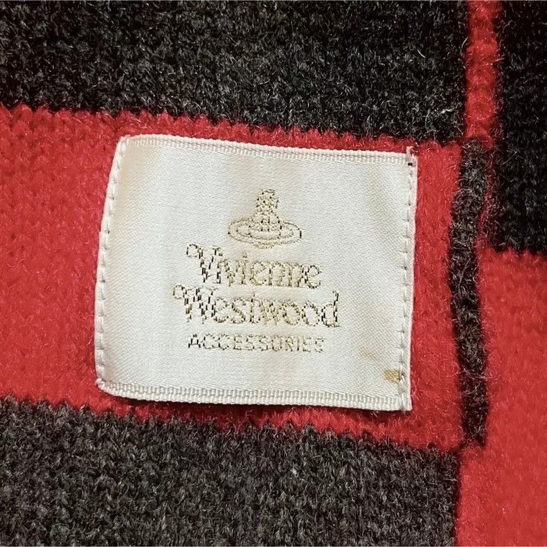 Vivienne Westwood Vivienne Westwood Wool striped Saturn scarf with wool bere Size ONE SIZE - 3 Thumbnail