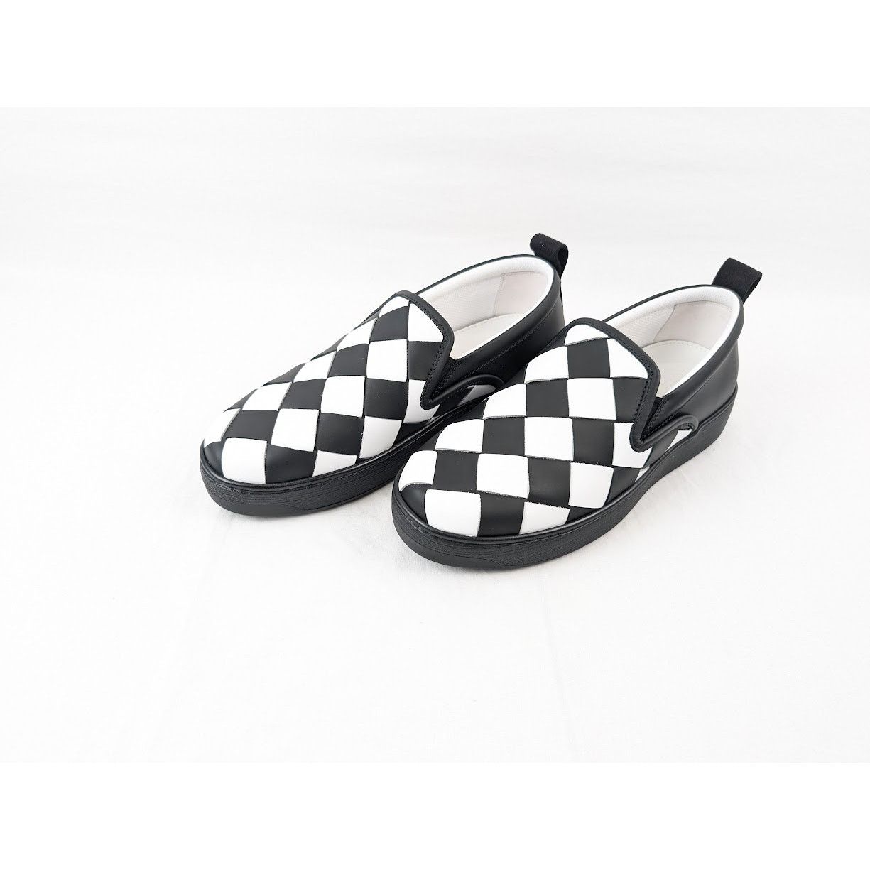 Bottega Veneta o1rshd1 Bolt Calf Intrecciato Sneakers in Nero / Optic White Size US 7.5 / EU 40-41 - 17 Thumbnail